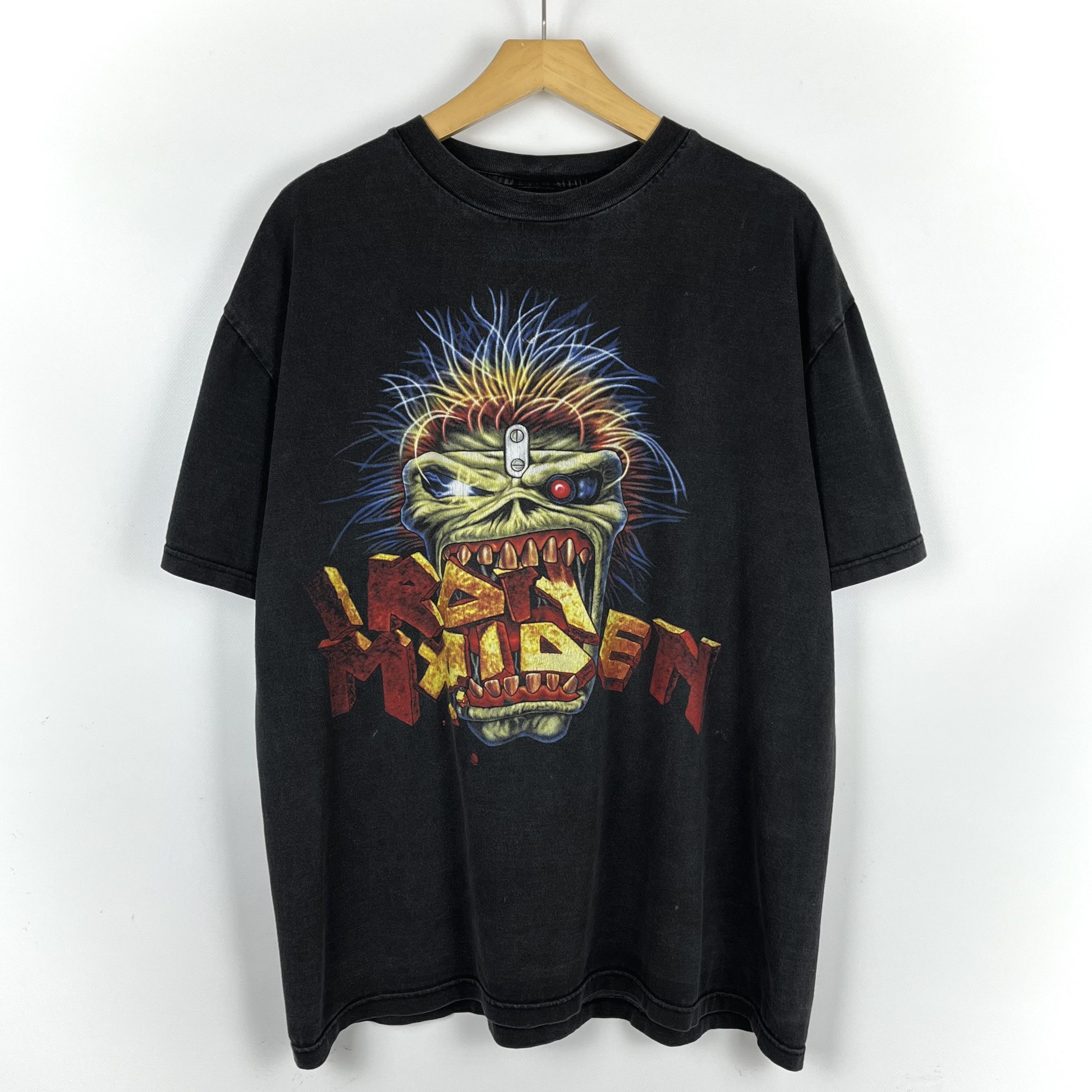 Band Tees Vintage Iron Maiden Rare Rock Band T Shirt 90’s Size US XL / EU 56 / 4 - 1 Thumbnail