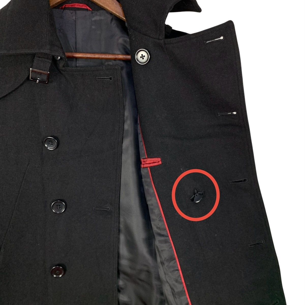 If Six Was Nine Vintage Semanticdesign Wool Short Trench Coat Black Size US S / EU 44-46 / 1 - 10 Thumbnail