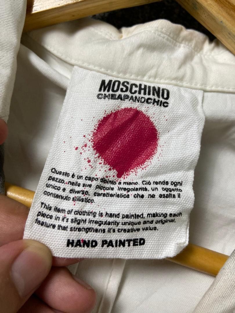 Moschino Moschino + Cheap and Chic Hand Painted Blazer (188) Size XS / US 0-2 / IT 36-38 - 4 Thumbnail