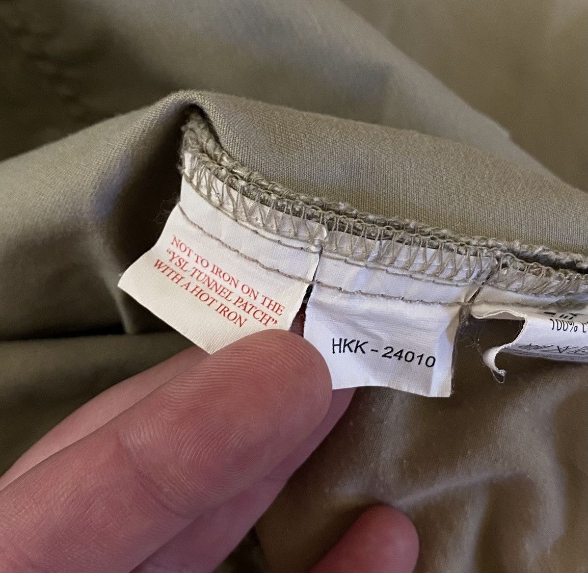 Yves Saint Laurent Yves Saint Laurent Pocket Logo Pants x Luxury x Vintage Size US 38 / EU 54 - 10 Thumbnail