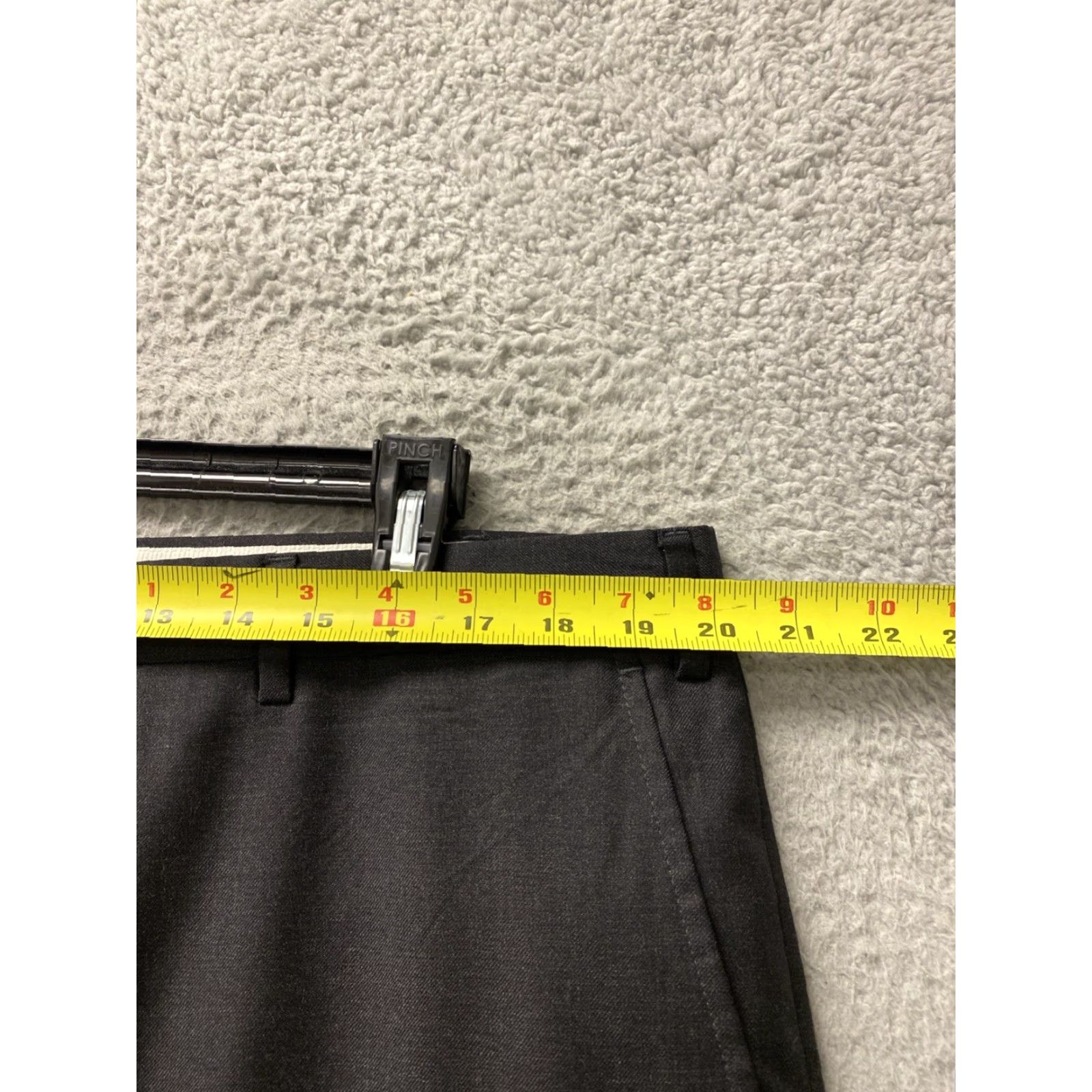 Vintage Santorelli Roma Dress Pants Mens 40x32 100% Wool Gray Italy /164-33 Size US 40 / EU 56 - 6 Thumbnail