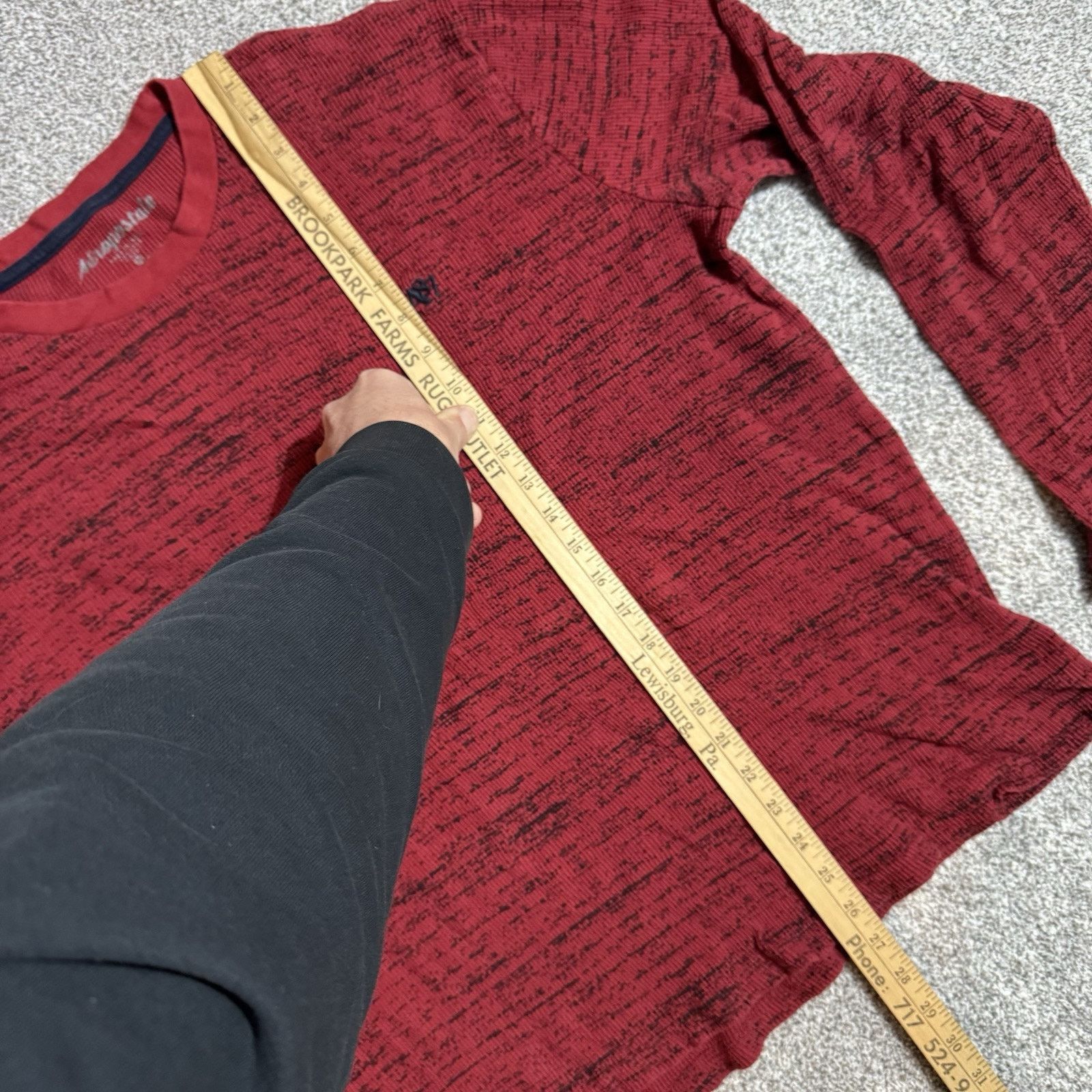 Aeropostale Aeropostale Sweater Mens XL Grunge Distressed Thermal Y2K Size US XL / EU 56 / 4 - 2 Thumbnail