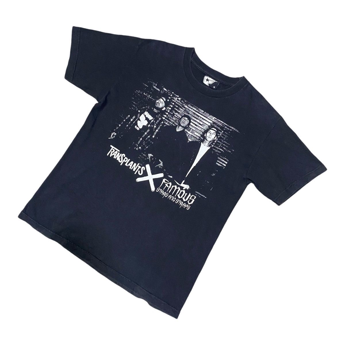 Vtg Y2k Transplants x Famous Stars and Straps Band T-shirt