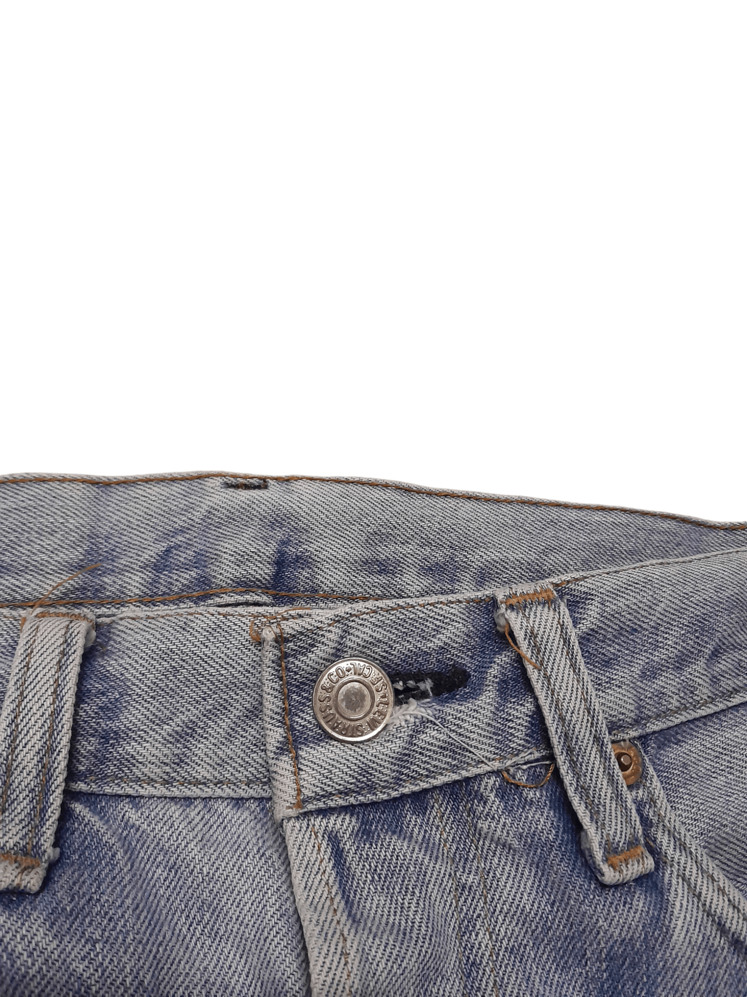 Levi's 80s Levis 501 Denim 524 Selvedge Denim (S 284) Waist 30 Size US 30 / EU 46 - 5 Thumbnail