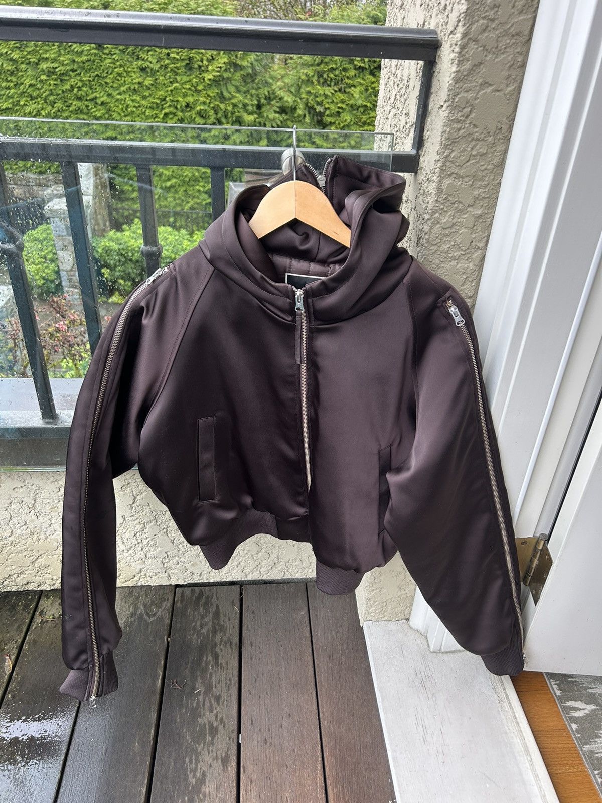 Kith Kith Women Simra Satin Zip Bomber Size M / US 6-8 / IT 42-44 - 7 Thumbnail