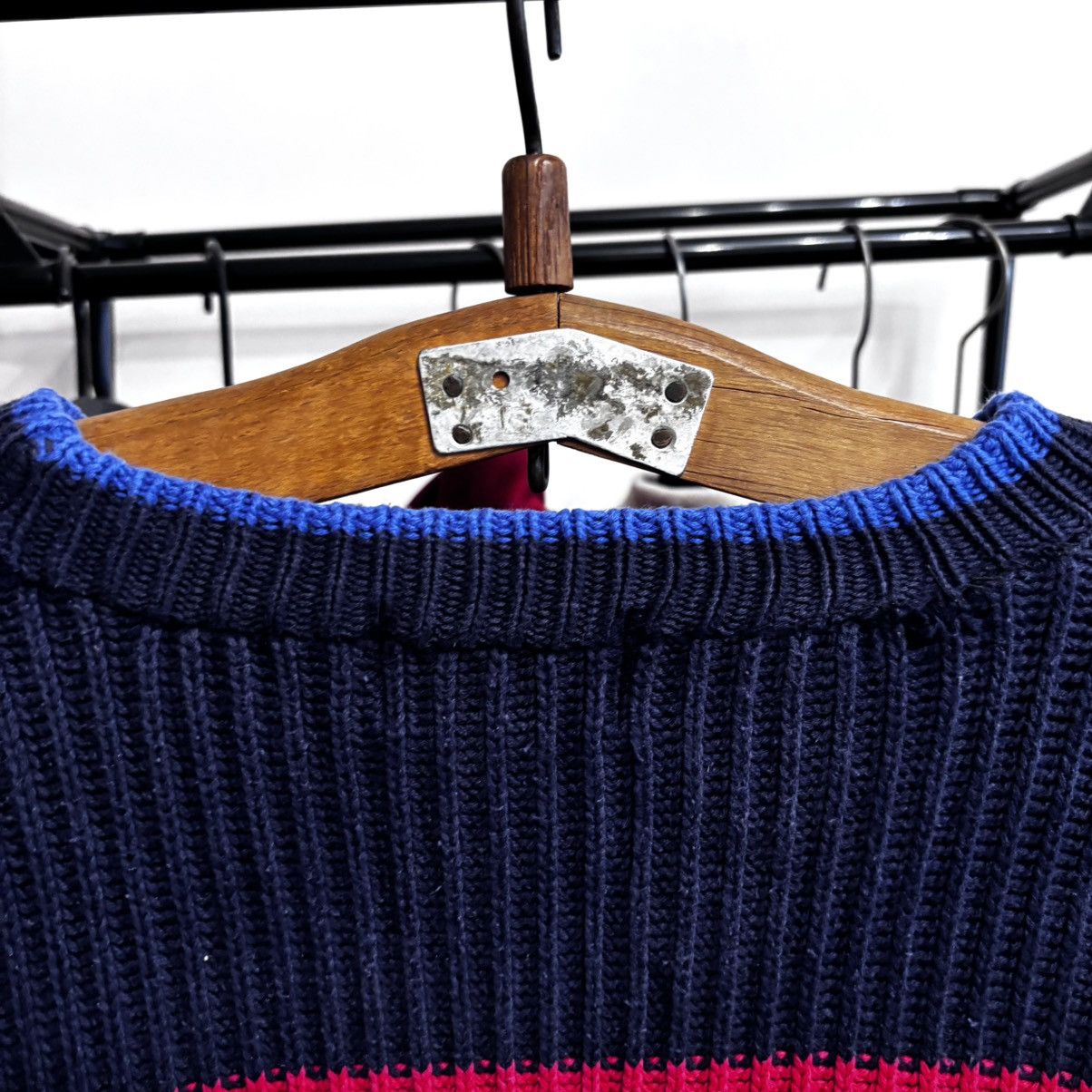 Vintage Last Drop‼️Vintage 80’s Distressed Burberry sweater knit Size US L / EU 52-54 / 3 - 11 Thumbnail