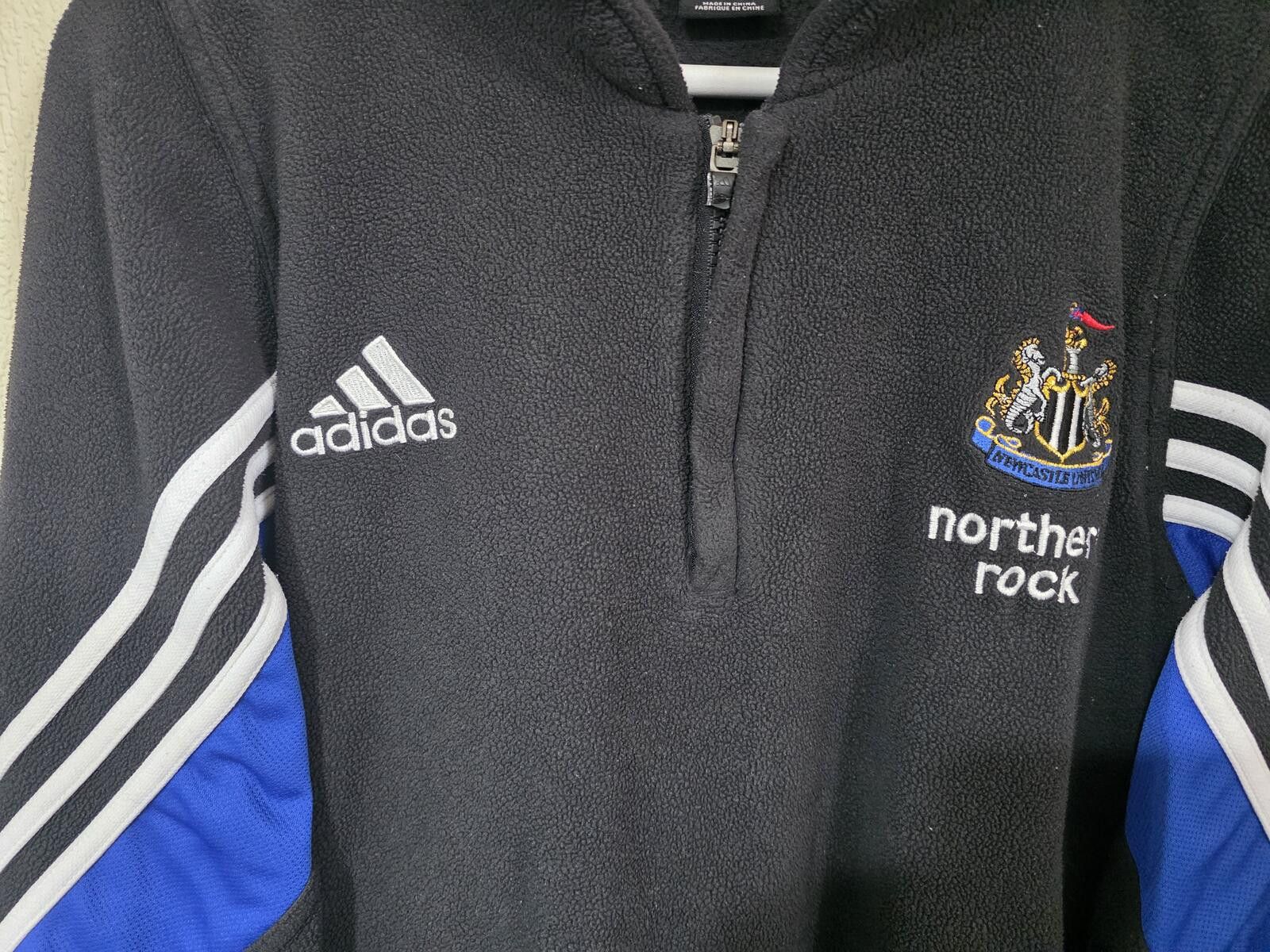 Adidas Newcastle United 2003/04 Adidas 1/4 Zip Fleece - XL Size US XL / EU 56 / 4 - 2 Thumbnail
