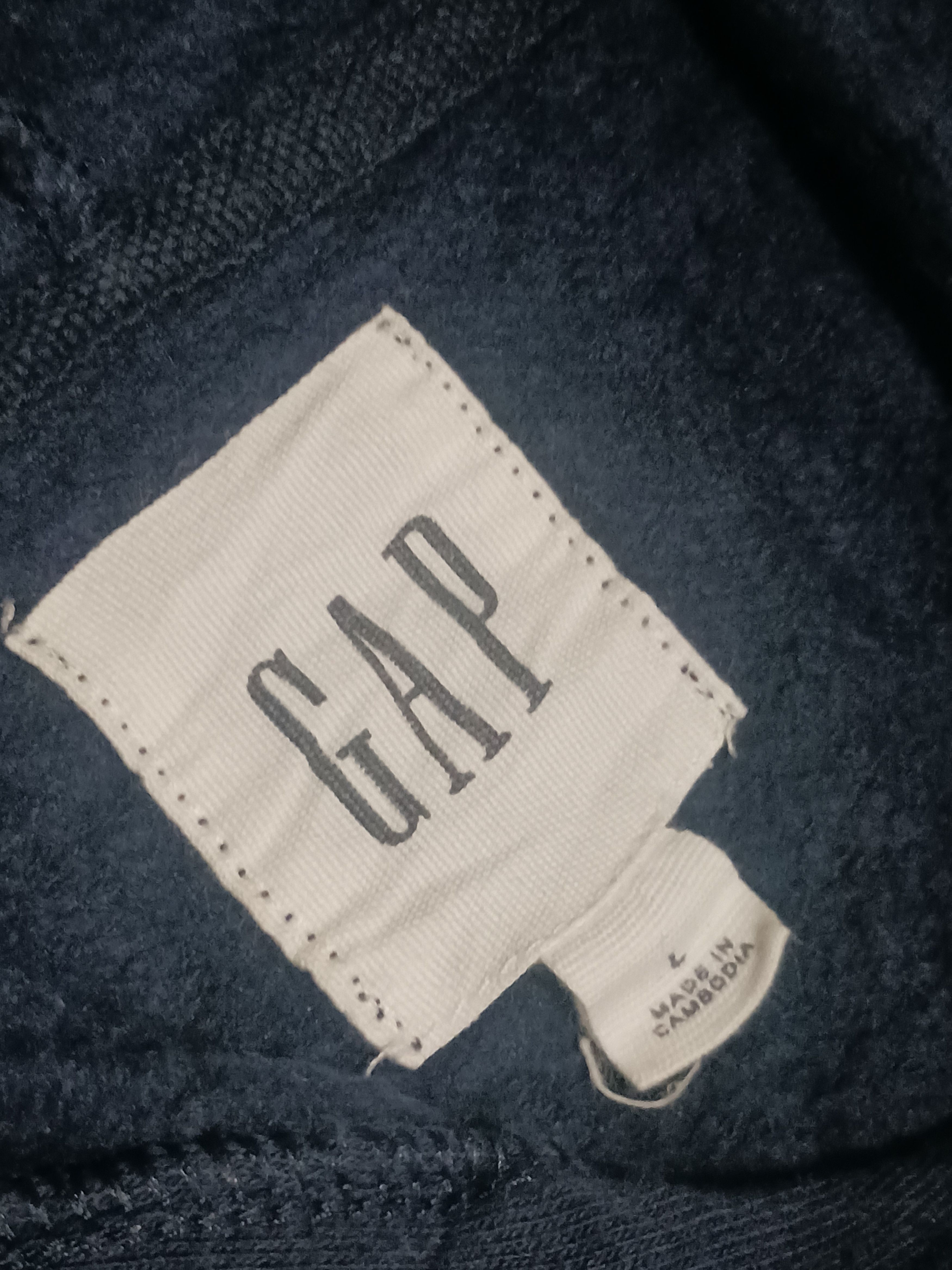 Gap Classic Navy Blue GAP Pullover Hoodie Size US L / EU 52-54 / 3 - 4 Thumbnail