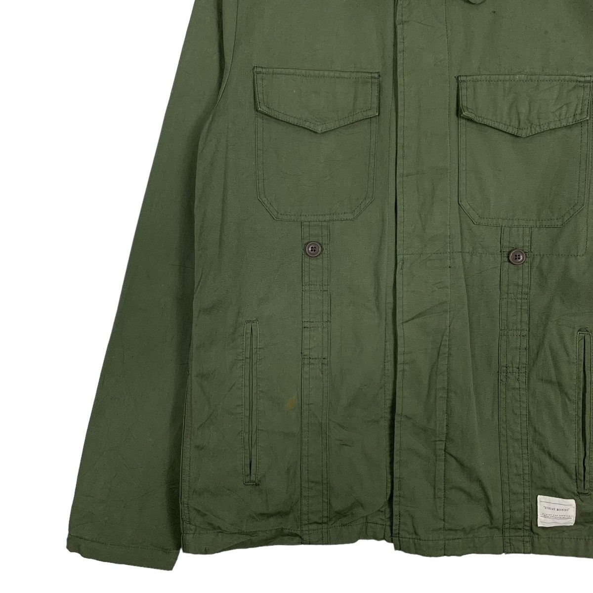 MOUSSY AZUL by Moussy Army Green Jacket #1042-C47 Size US L / EU 52-54 / 3 - 3 Thumbnail