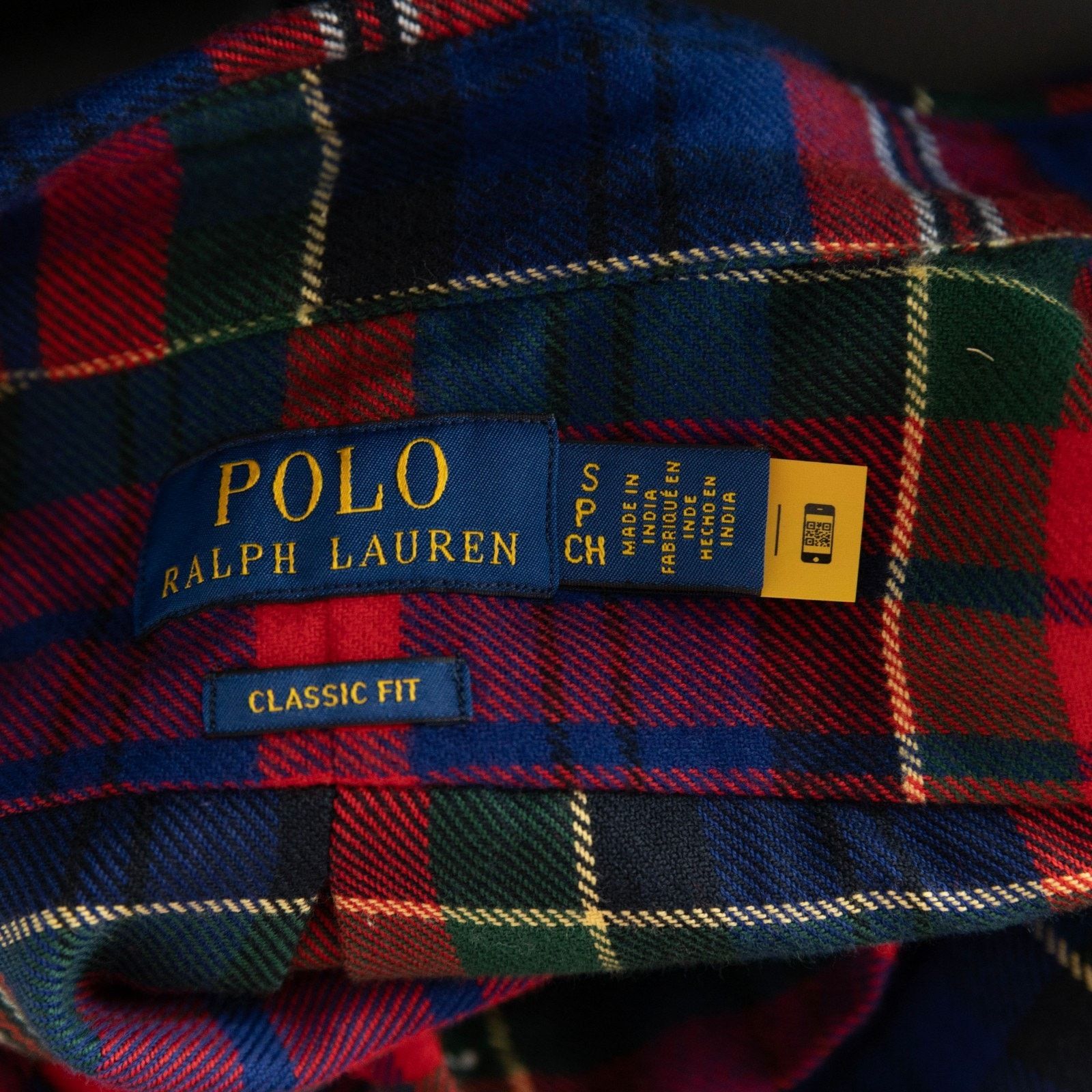 Polo Ralph Lauren Polo Ralph Lauren Classic Fit Plaid Brushed Flannel Shirt Size US S / EU 44-46 / 1 - 6 Thumbnail