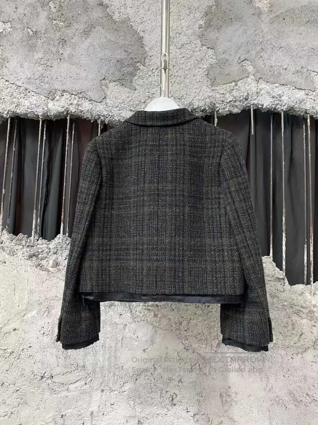 Miu Miu gray plaid Miu Miu blazer jacket. Size S / US 4 / IT 40 - 2 Thumbnail