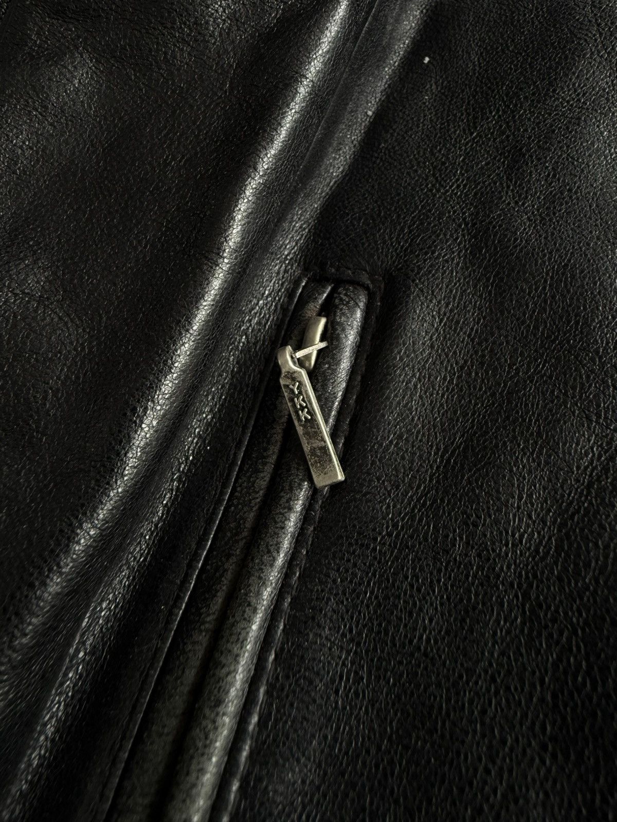 Balenciaga 1997 Balenciaga - Motorcycle Zip Leather Jacket Size US XL / EU 56 / 4 - 7 Thumbnail