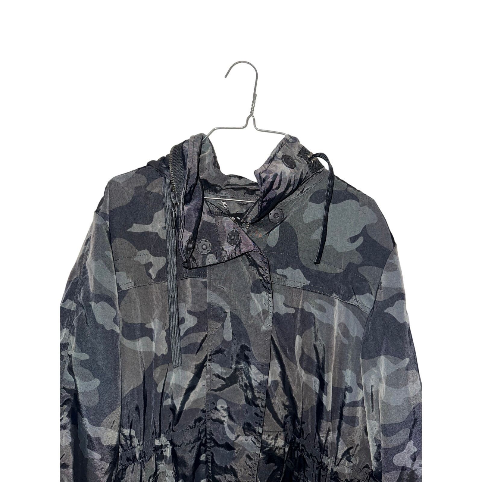 Agora Anorak Crinkle Nylon Rain Jacket - Size Large - Excellent! Size L / US 10 / IT 46 - 4 Thumbnail