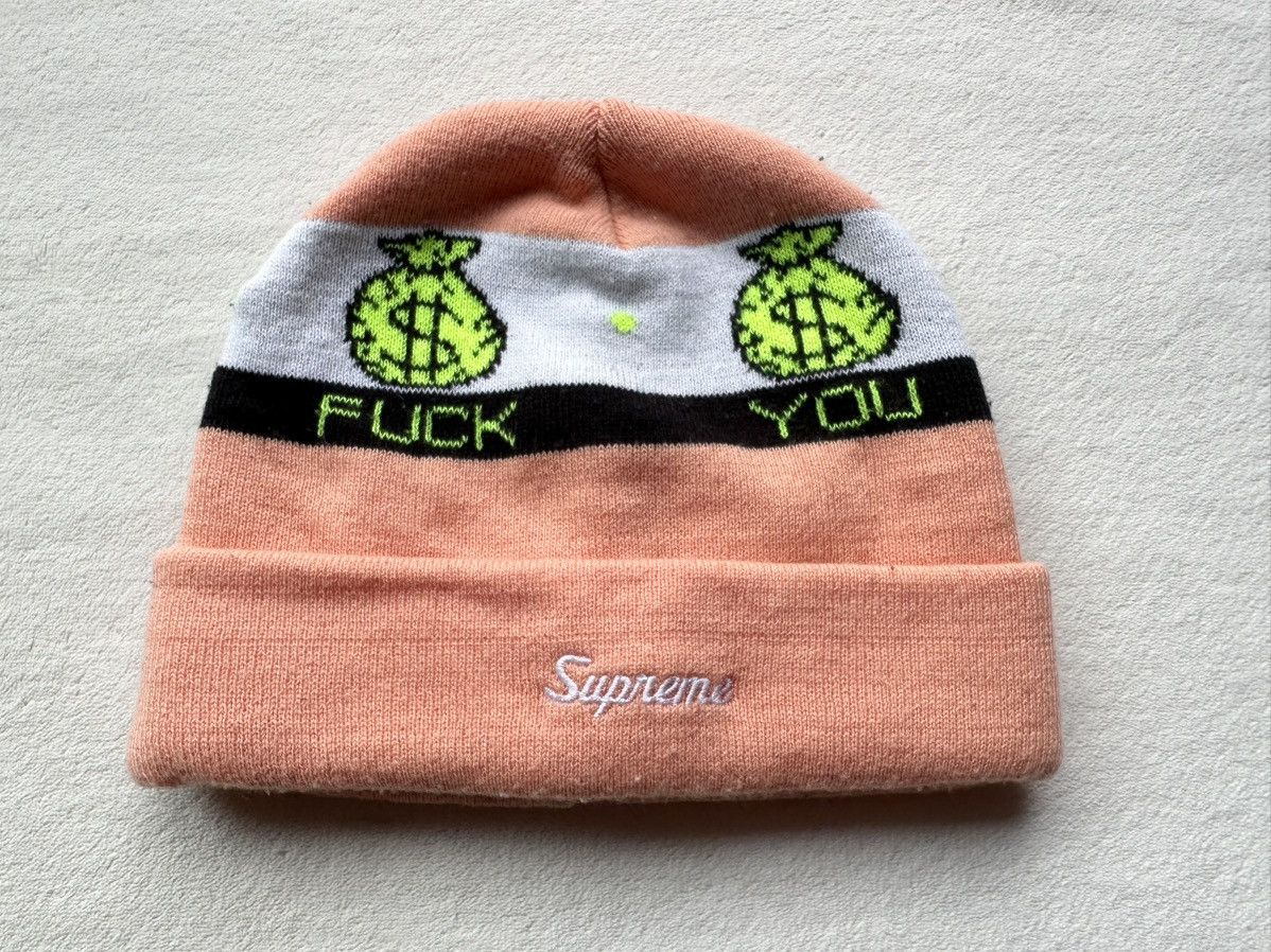 Supreme Pay Me Beanie | Grailed