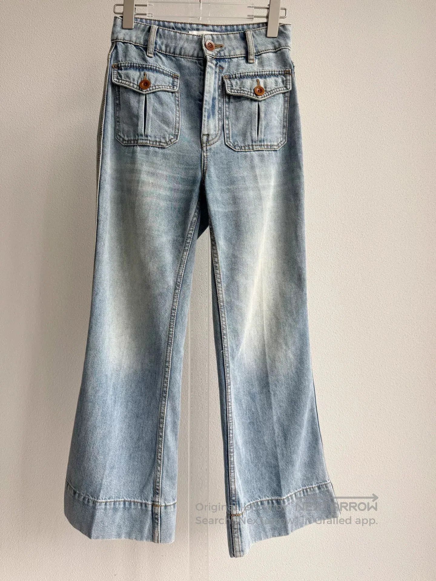 Zimmermann Zimmermann Flared Denim Pants. Size 26" / US 2 / IT 38 - 2 Thumbnail