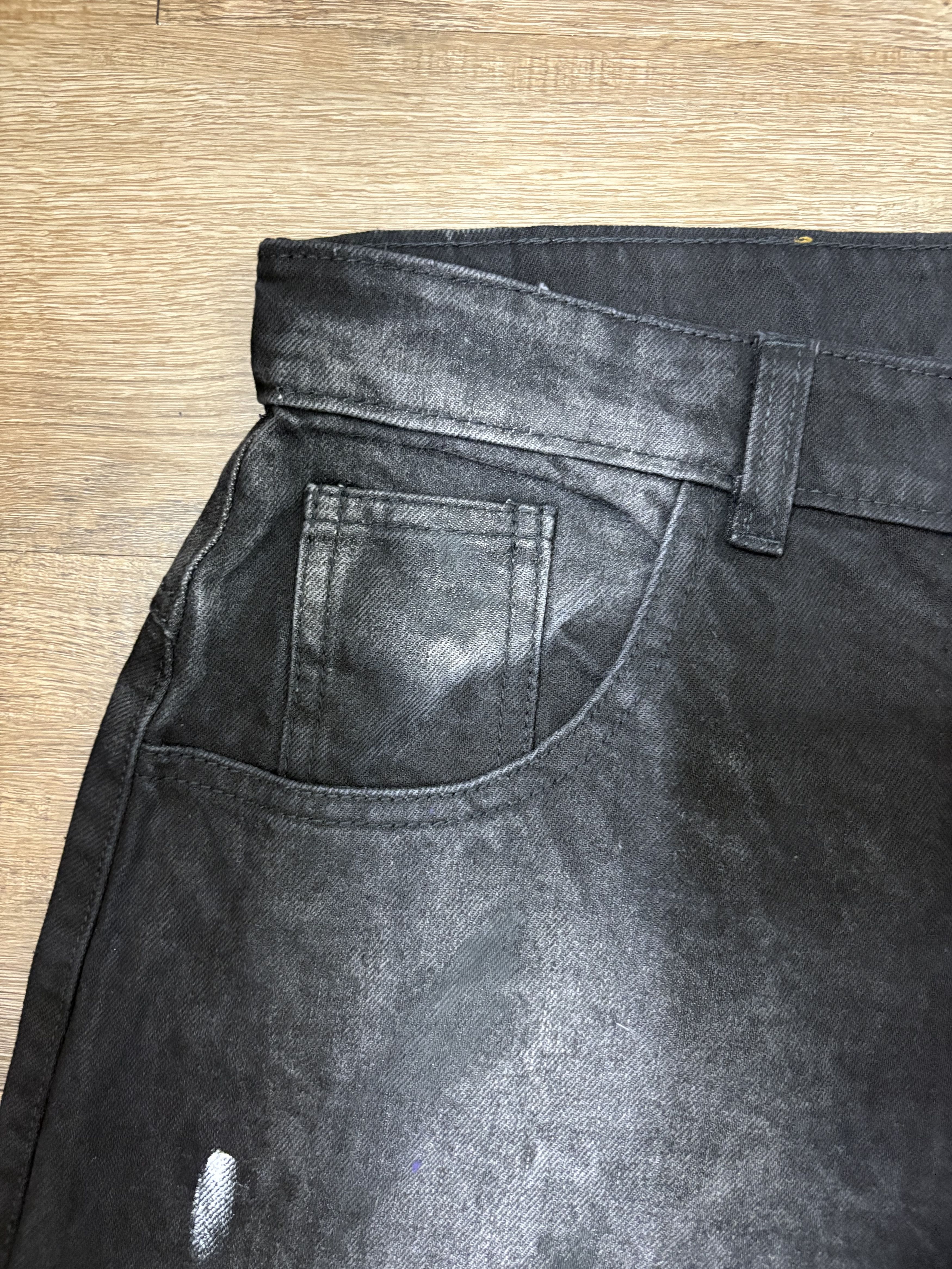 HMDD Eves Studios Black Painter Denim size 38 Size US 38 / EU 54 - 5 Thumbnail