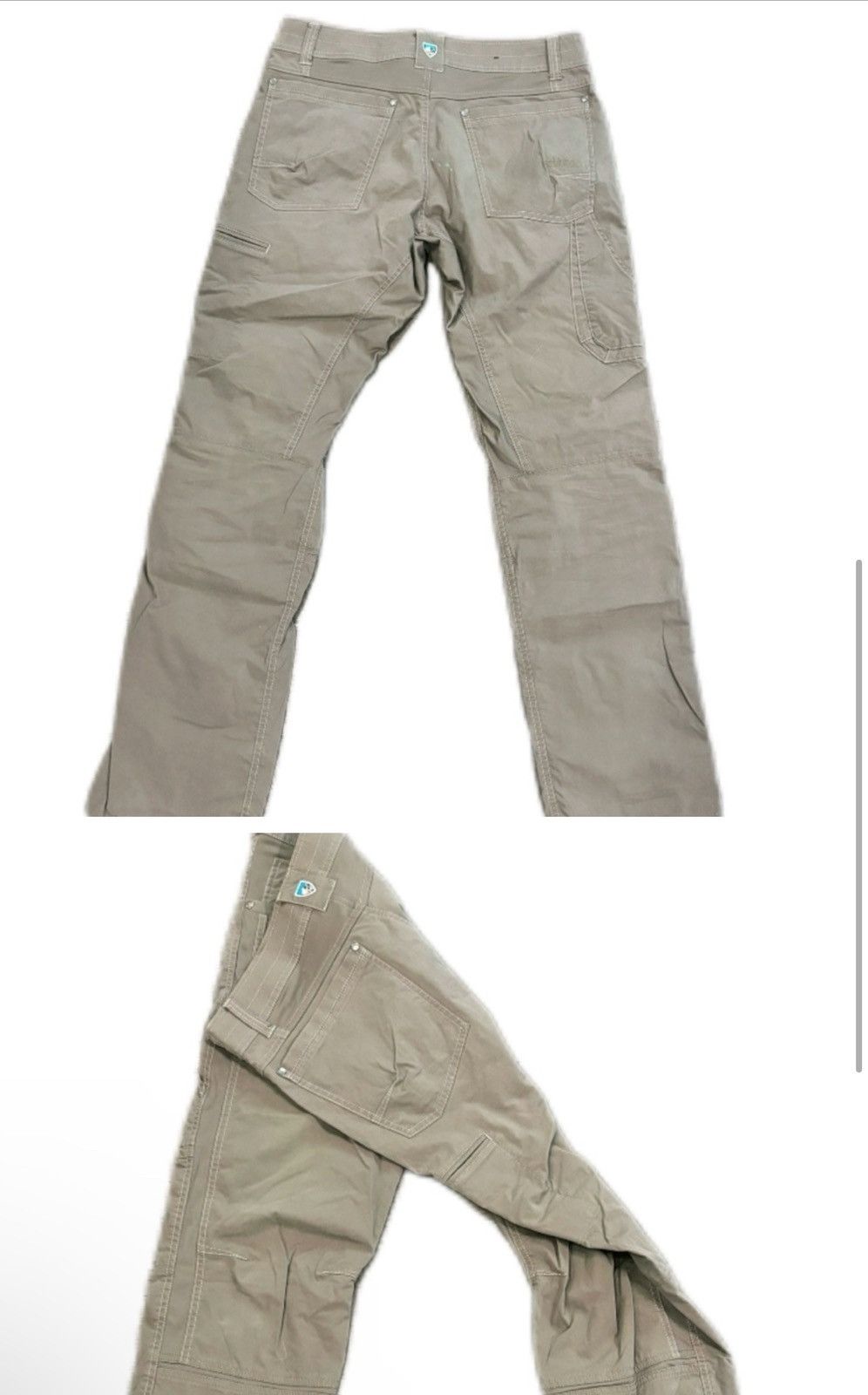 Kuhl KUHL tan cargo pants | light weight outdoor 👖 Size US 32 / EU 48 - 3 Thumbnail