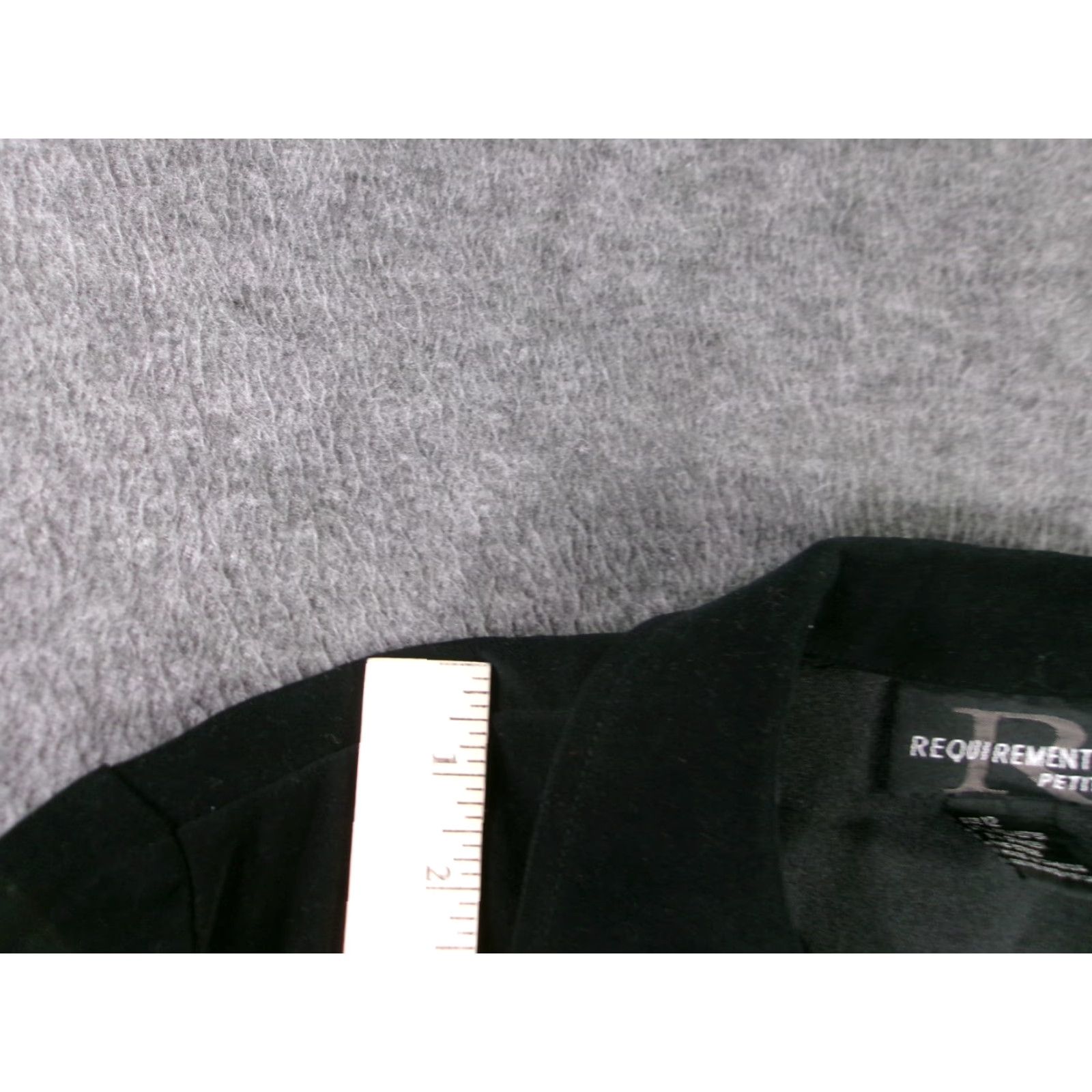 Vintage Requirements Jacket Women 12 Petite Black Button Causal Capsule Classic Office Jacket 12P Black Size XL / US 12-14 / IT 48-50 - 4 Thumbnail