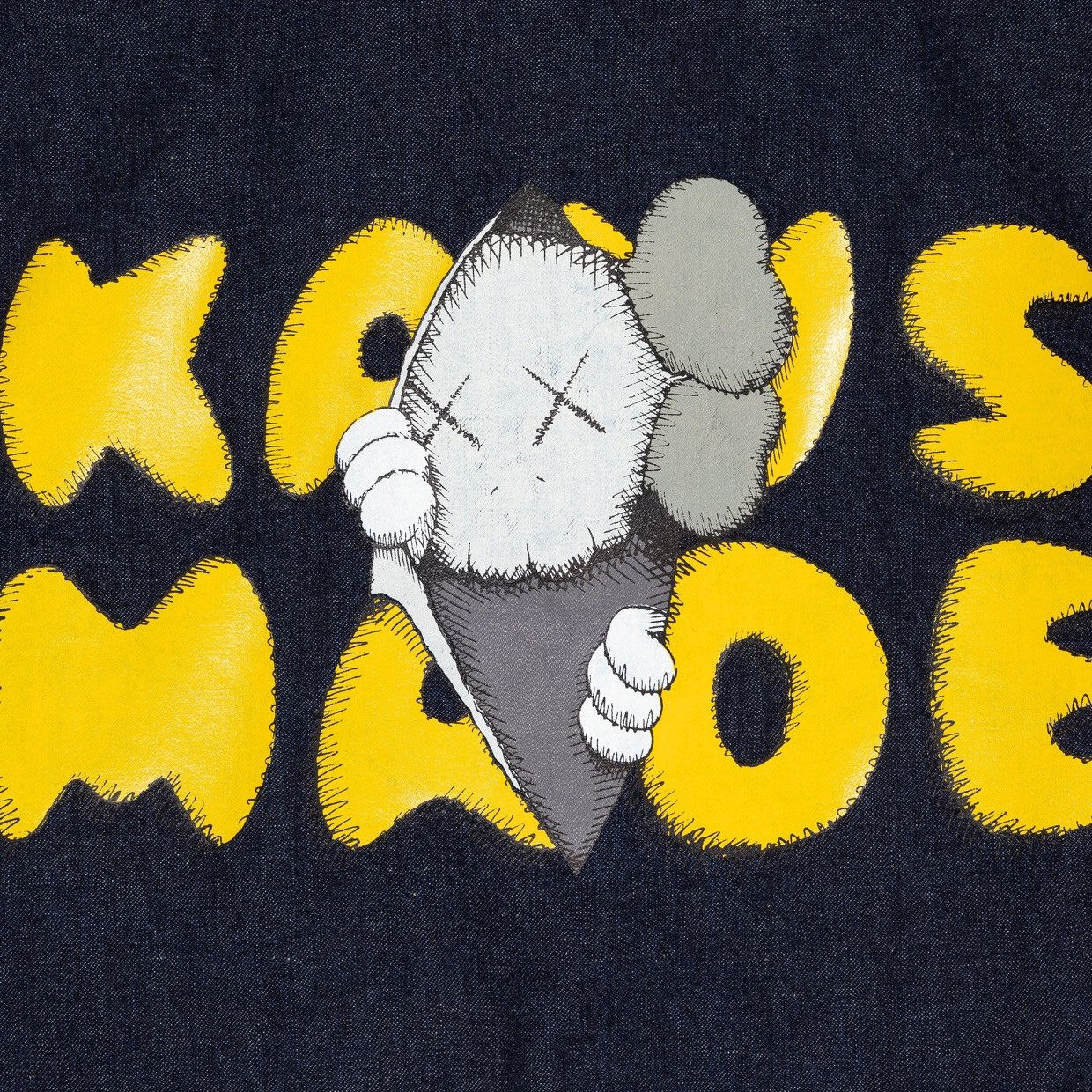 ジャケット・アウター HUMAN MADE x KAWS Made Denim Jacket #1 M HUMAN MADE x KAWS Made Denim Work Jacket 'Navy' XX26JK001