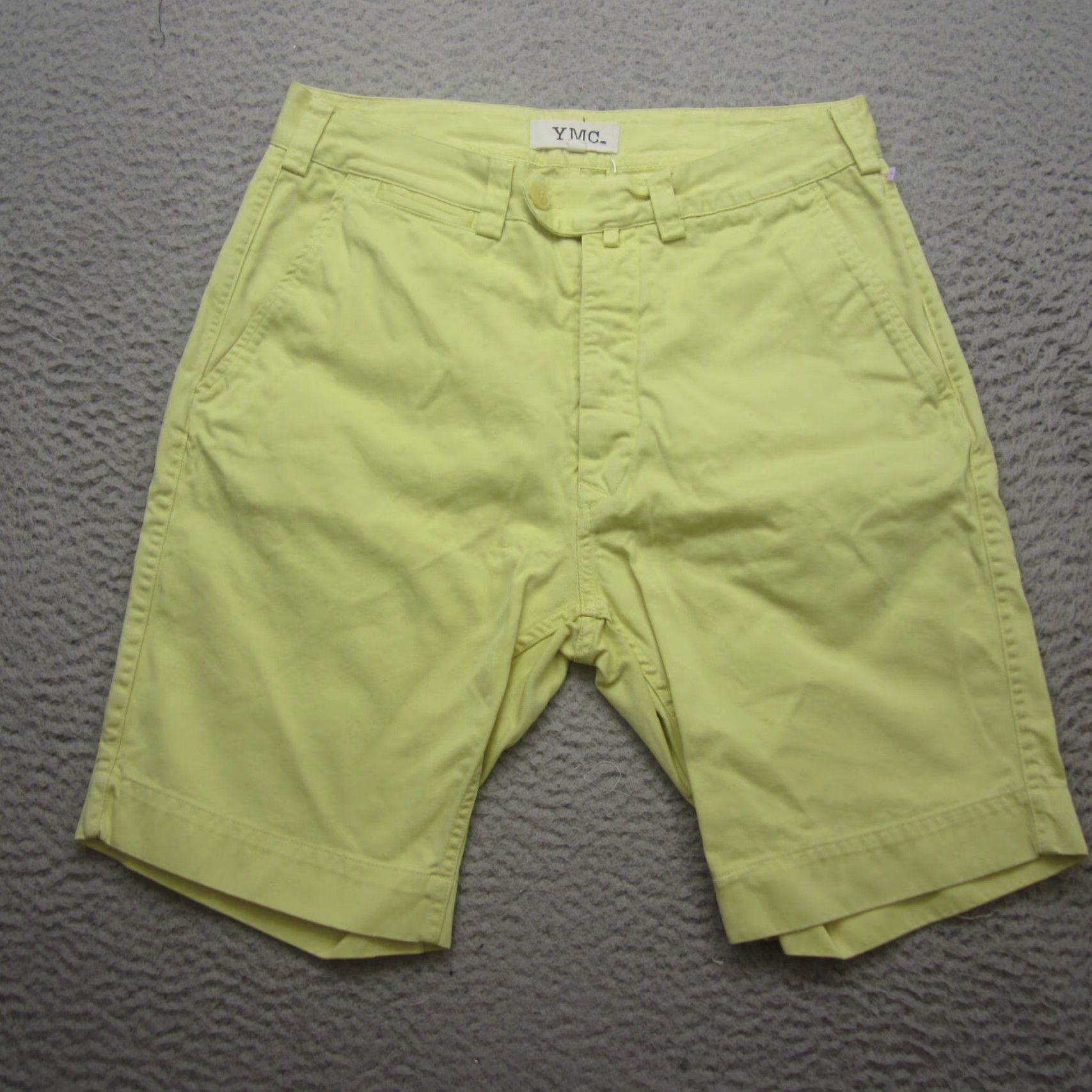 YMC YMC Shorts Mens 28 Yellow Chino Casual Preppy Cotton Mid Length 5-Pocket Flat Front Vintage No Mens Size US 28 / EU 44 - 2 Thumbnail
