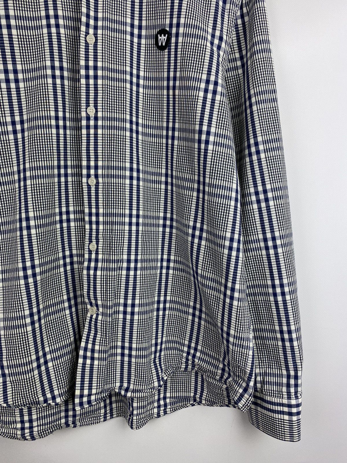 Wood Wood Wood Wood men’s checked long sleeve button up shirt size XL Size US XL / EU 56 / 4 - 7 Thumbnail