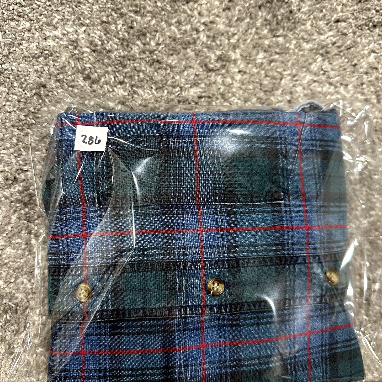 Gap VTG 90s Gap Denim Shirt Mens M Plaid Long Sleeve Gorpcore Size US M / EU 48-50 / 2 - 11 Thumbnail