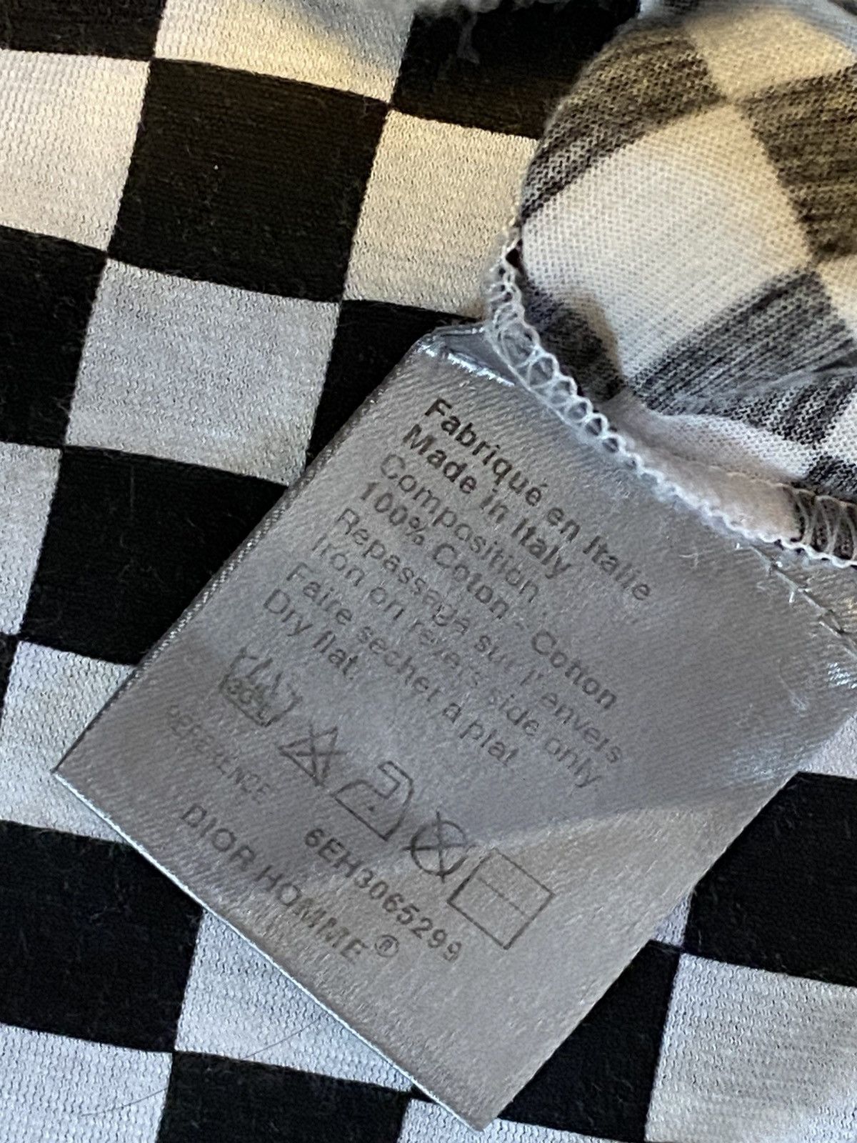 Dior SS06 Dior Checkered tee Size US S / EU 44-46 / 1 - 6 Thumbnail