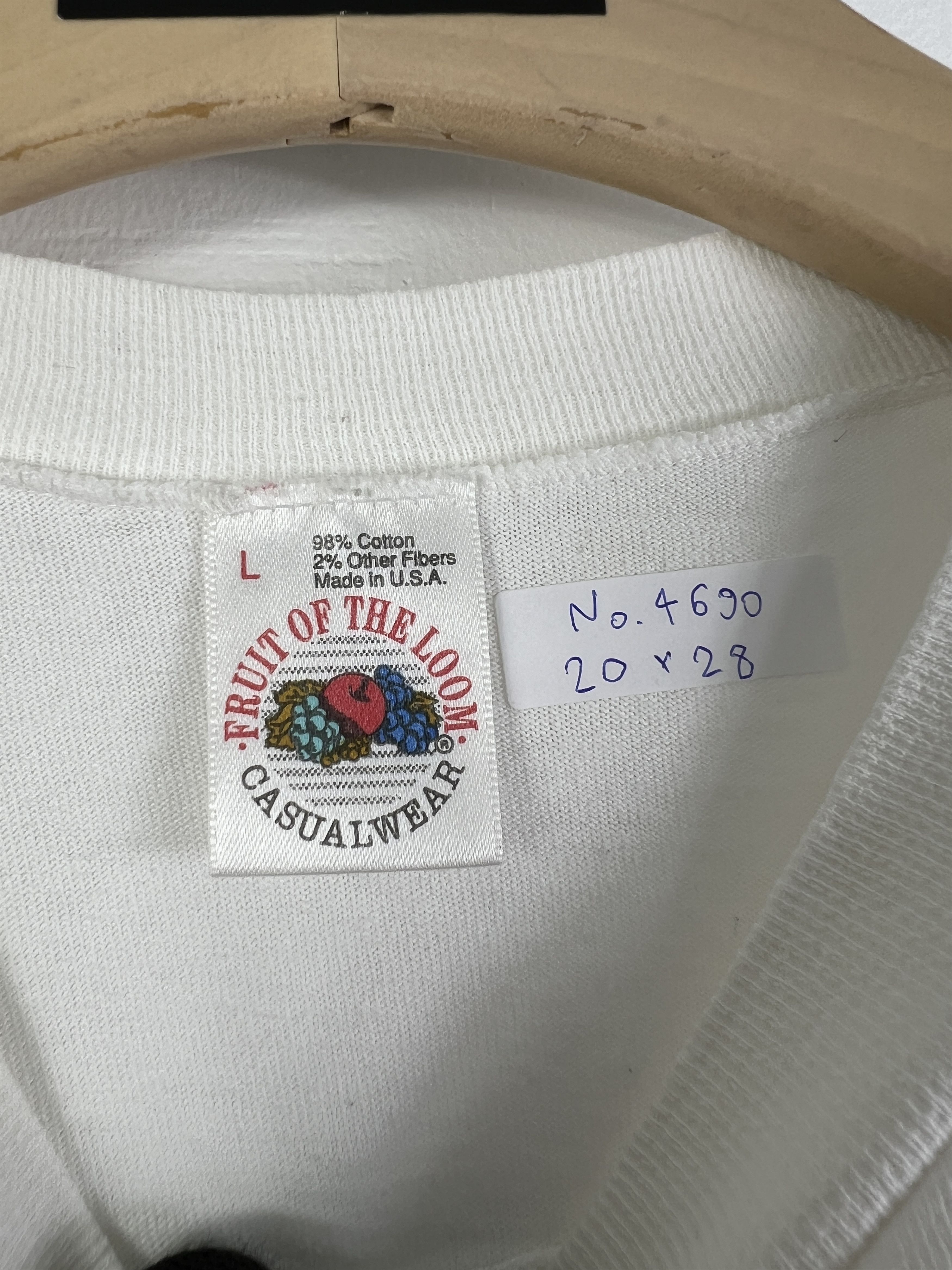 Vintage No.4690 Vintage 80s Graphic L/S Tee Mono Nordic Ski Club (L) Size US L / EU 52-54 / 3 - 3 Thumbnail