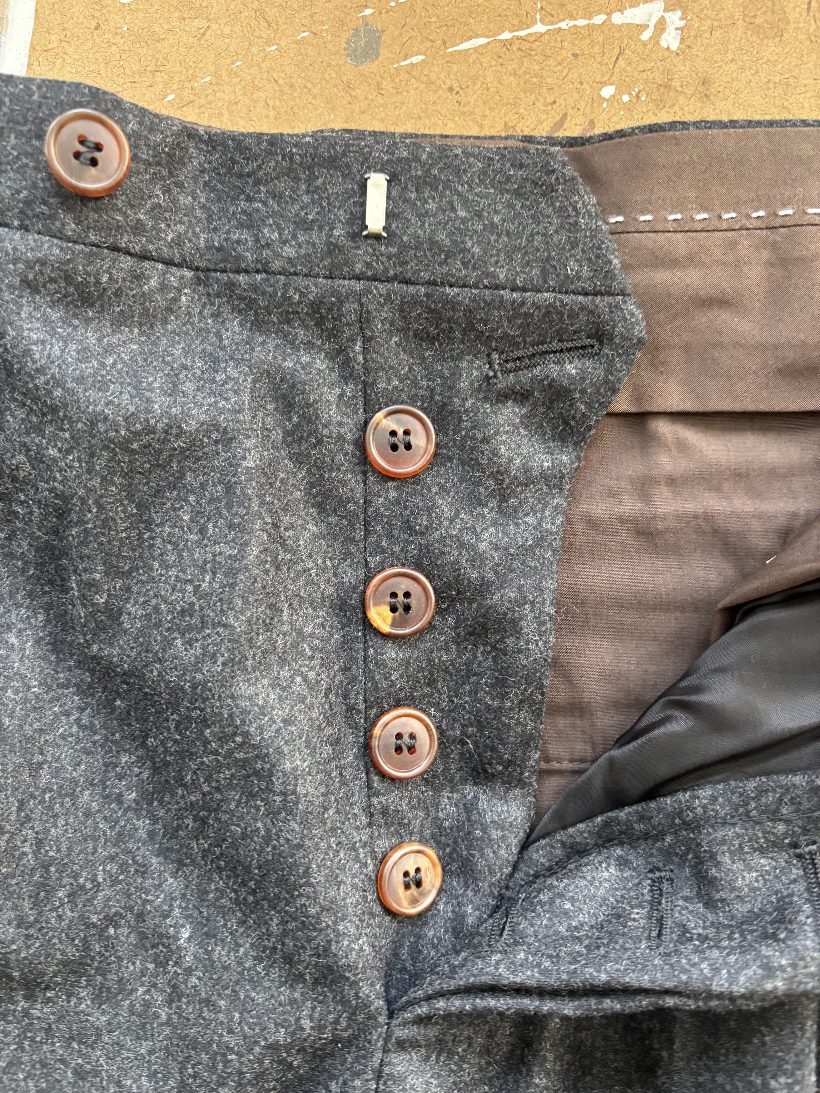Rota Charcoal Flannel trousers Size 46R - 5 Thumbnail