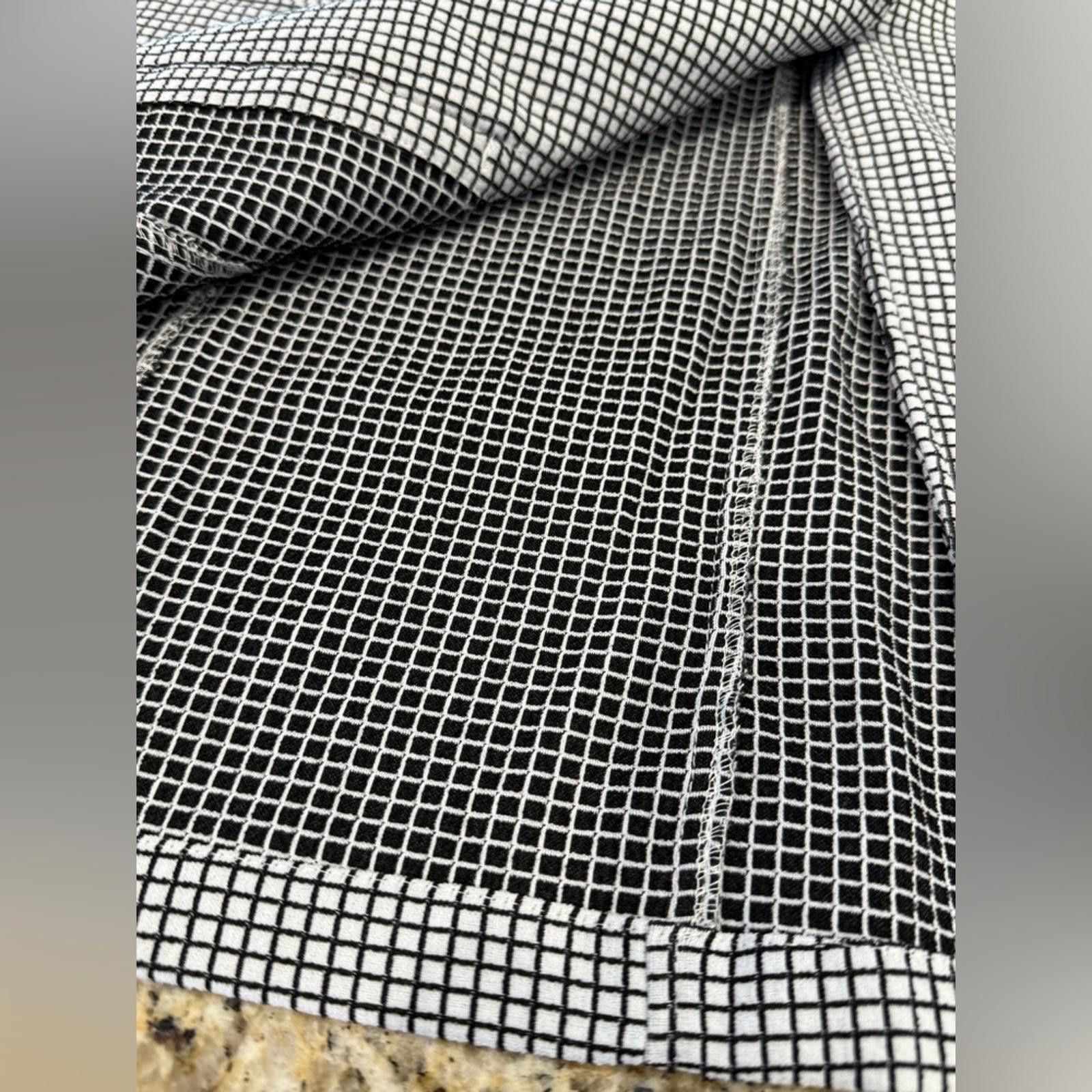 Other Max Studio blazer monochromatic black & white plaid SZ LG Size L / US 10 / IT 46 - 3 Thumbnail