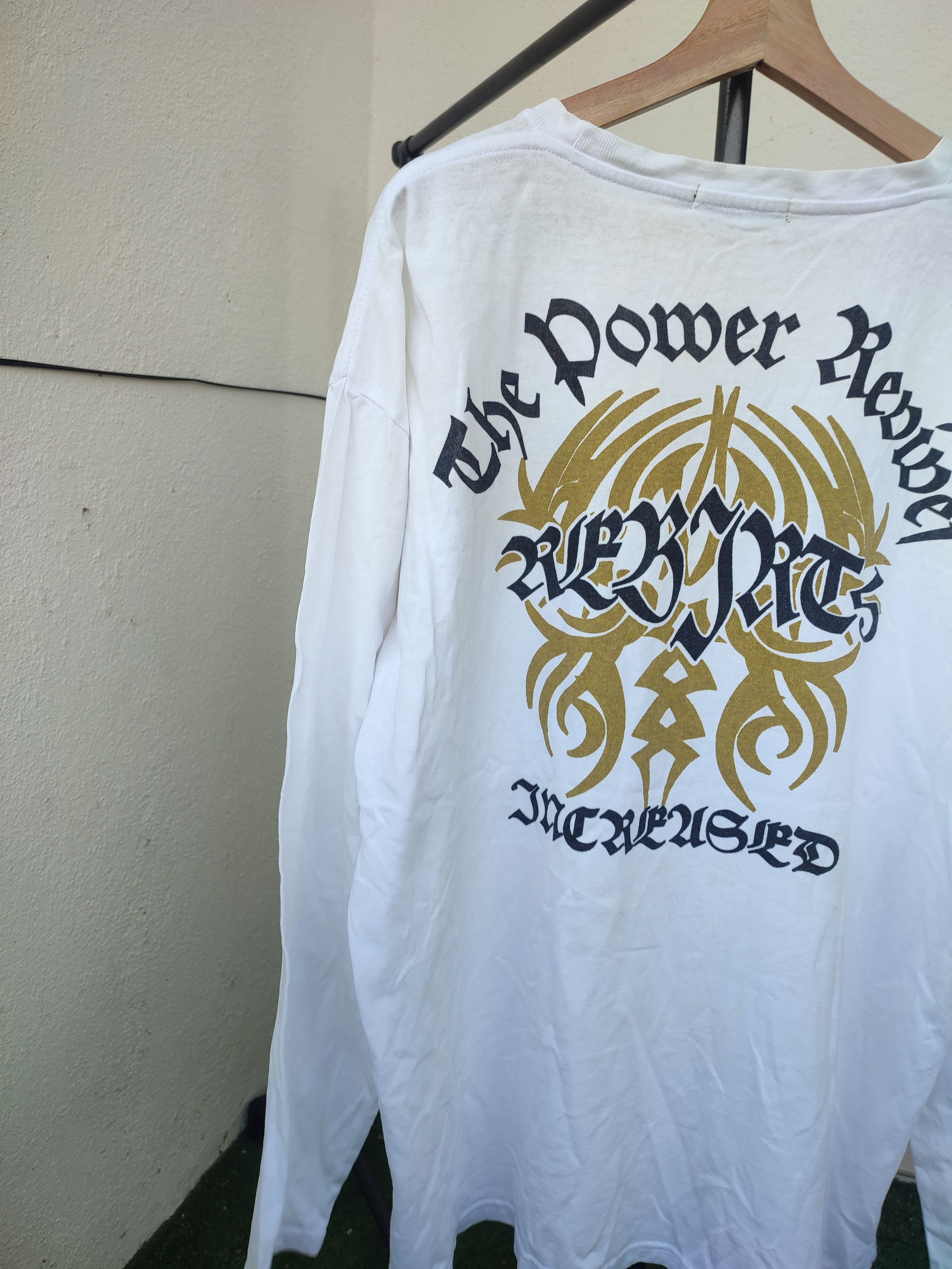 Bullet Noise 💥 Crazy Vintage Bullet Noise Under Sound Long Sleeve Size US XL / EU 56 / 4 - 5 Thumbnail