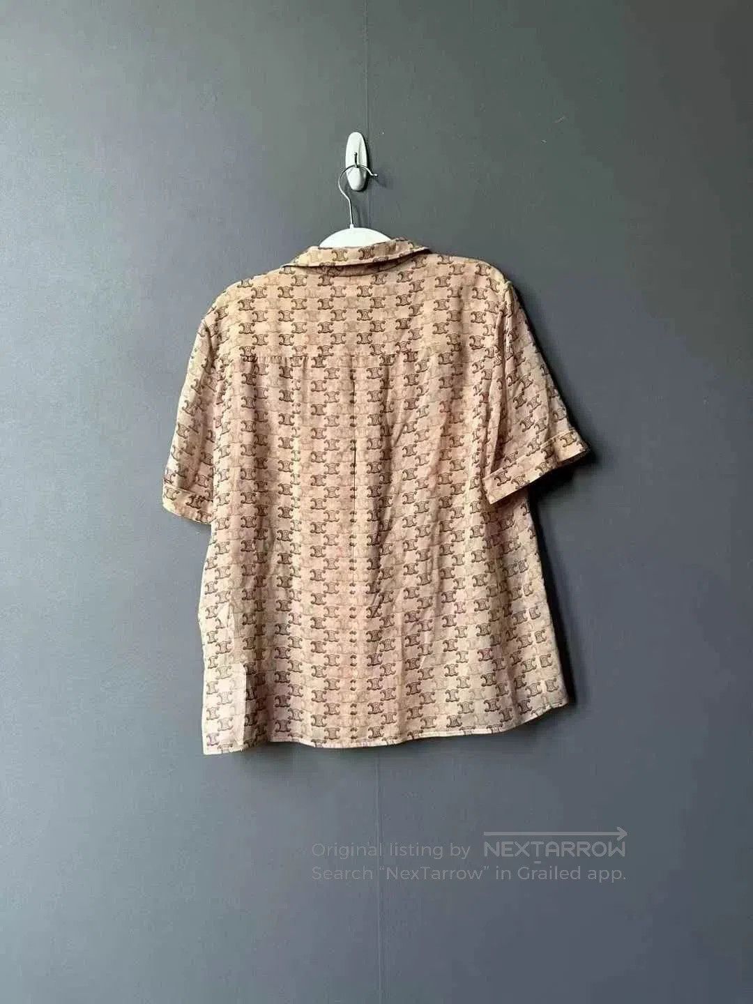 Celine Celine Light Khaki Silk Short. Size S / US 4 / IT 40 - 2 Thumbnail
