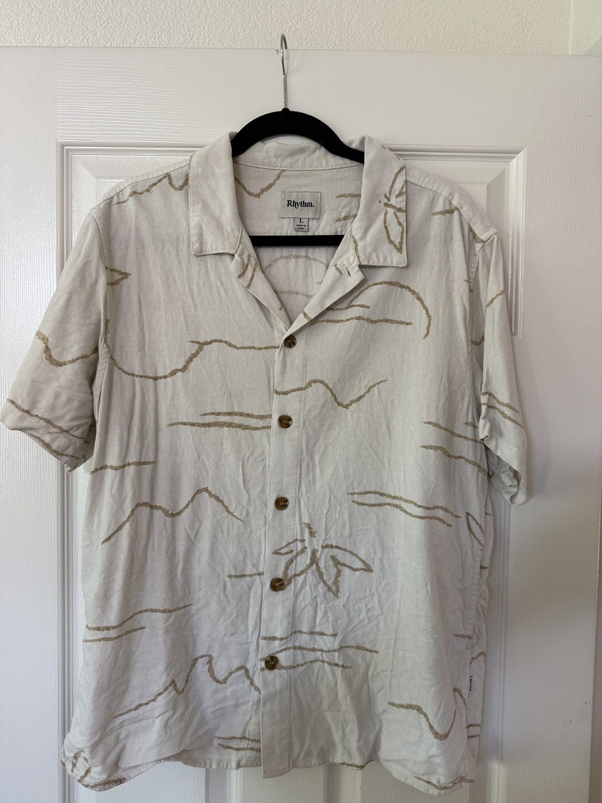 Rhythm Rhythm Hawaiian Shirt Size US L / EU 52-54 / 3 - 1 Thumbnail