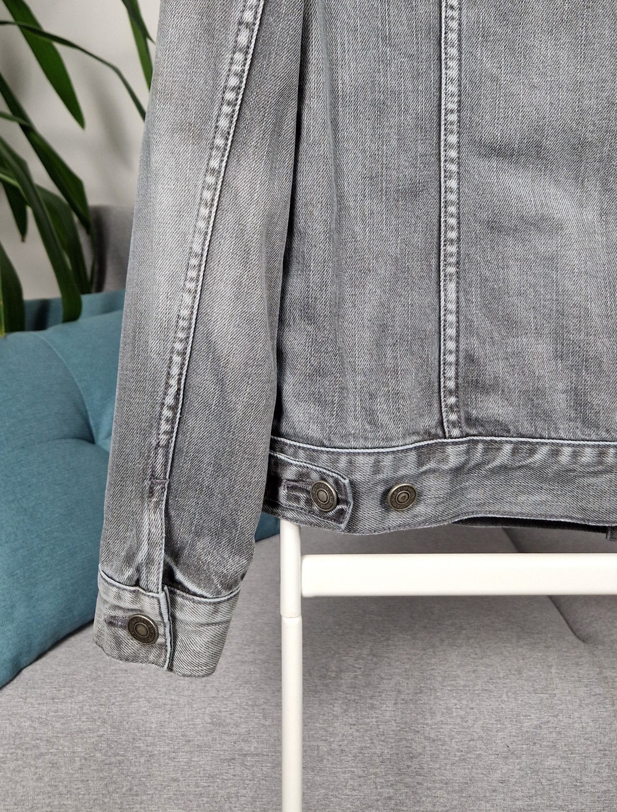 Allsaints AllSaint Men's Grafton Denim Jacket Stonewashed Grey Size US L / EU 52-54 / 3 - 11 Thumbnail