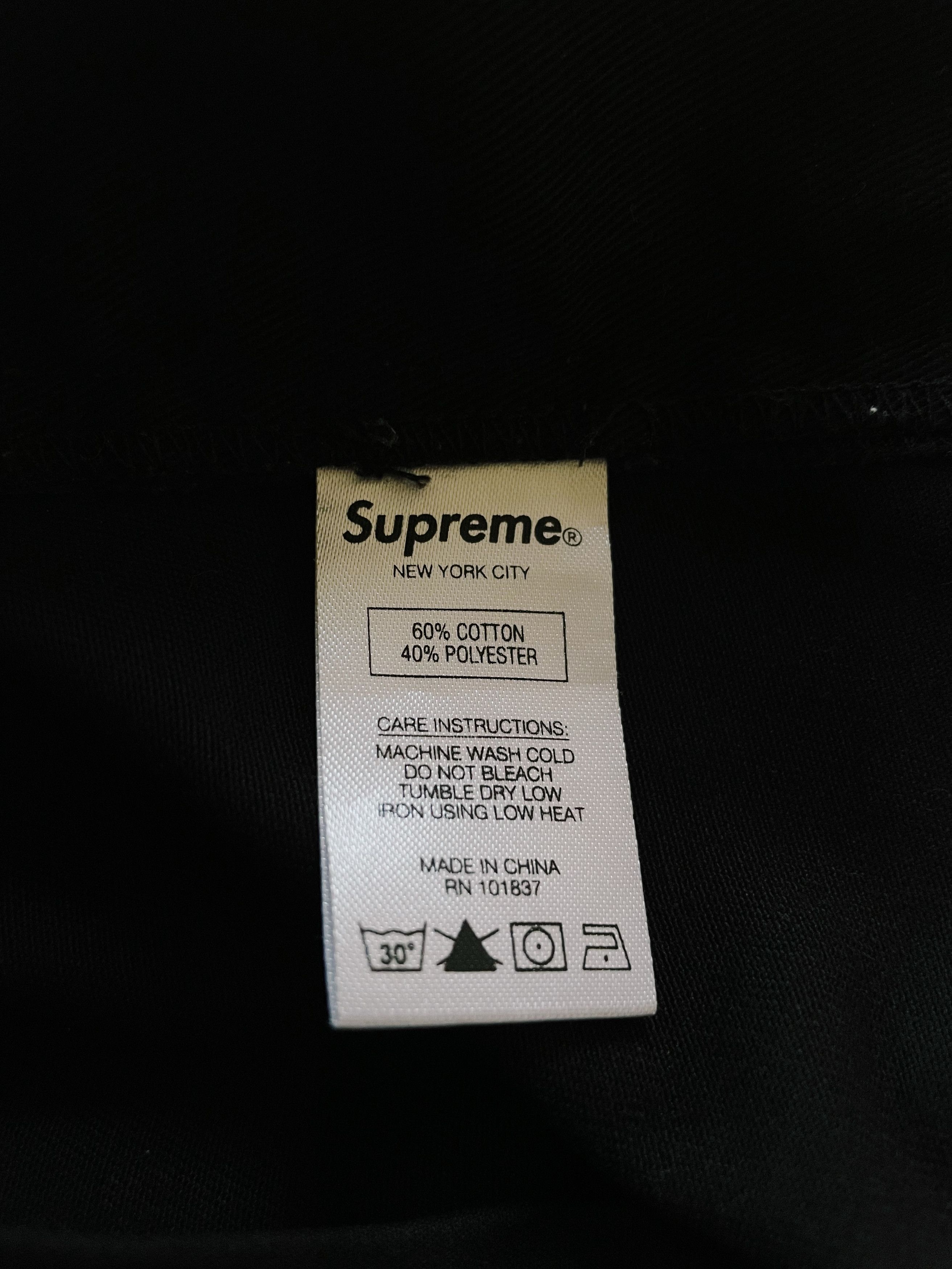 Public Enemy × Supreme × Undercover Supreme UNDERCOVER/Public Enemy Work Pants Black Size US 30 / EU 46 - 9 Thumbnail