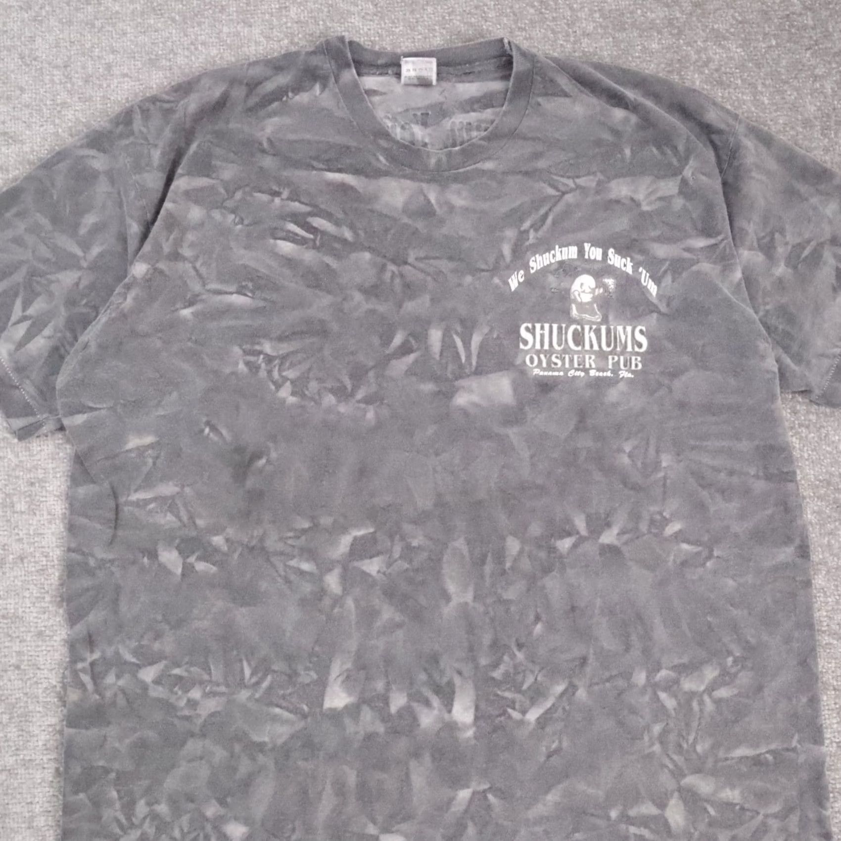 Vintage VINTAGE Oyster Shucking Panama City Florida T-Shirt Gray Short Sleeve Funny VTG 2XL Size US XXL / EU 58 / 5 - 5 Thumbnail