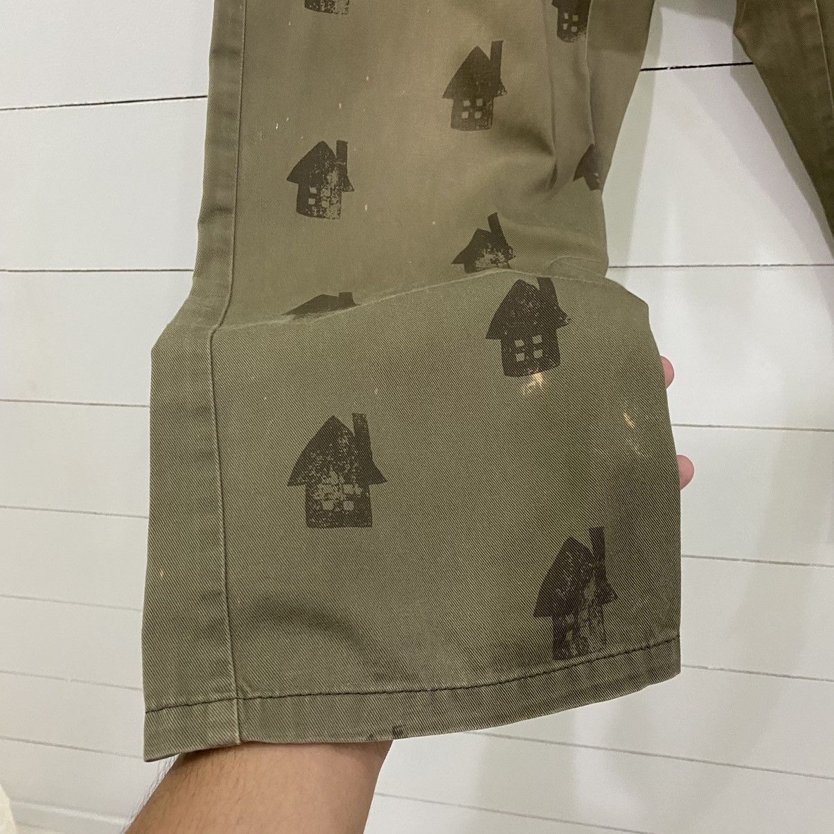 Issey Miyake Ne-net by Issey Miyake Full Print Baggy Pants Size US 29 - 7 Thumbnail