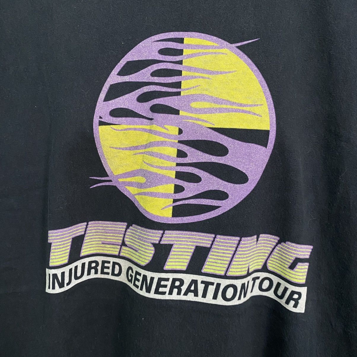 A$AP Rocky A$AP Rocky Testing Injured Generation Tour T-Shirt Black Size US L / EU 52-54 / 3 - 3 Thumbnail