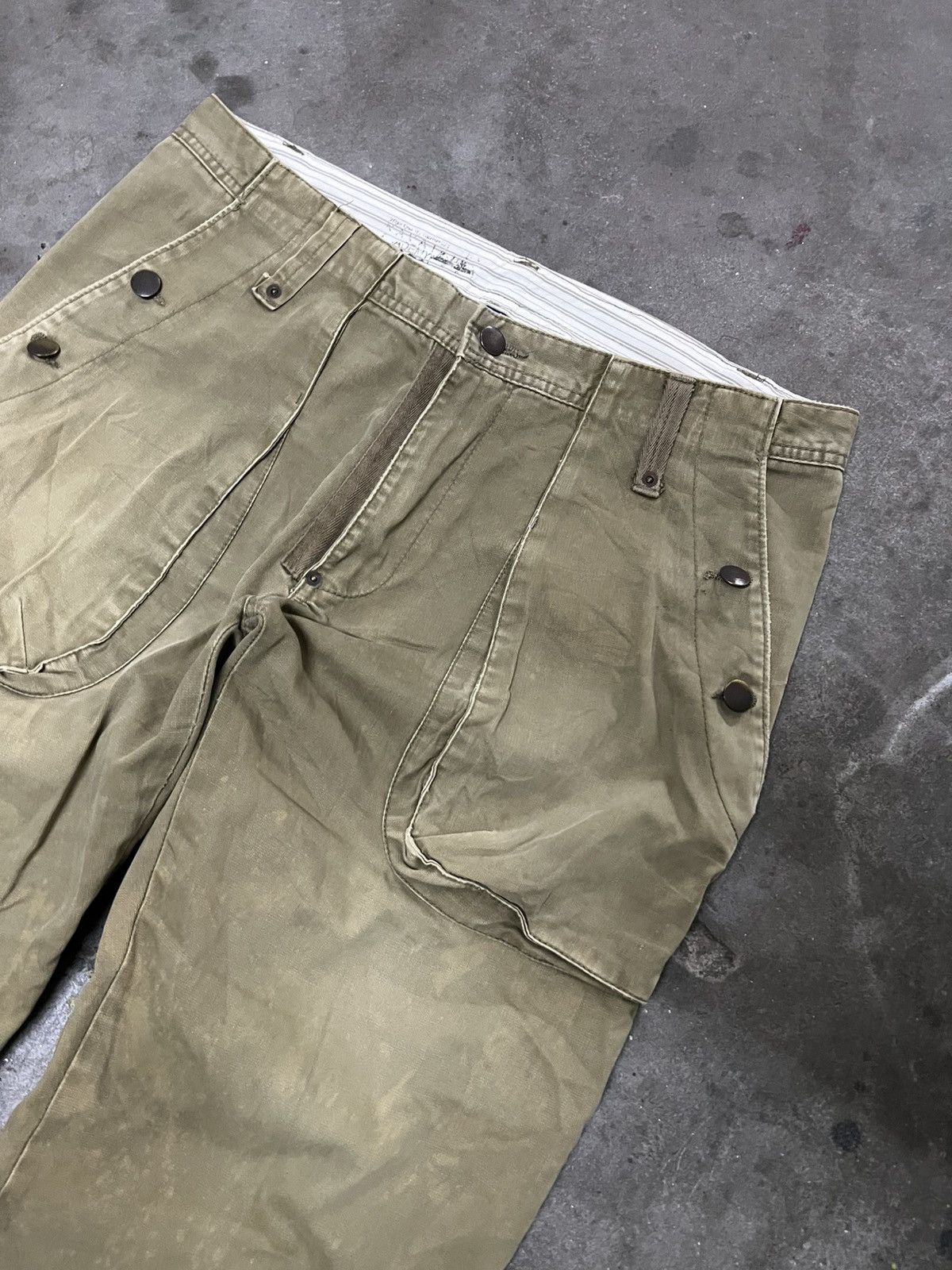 Designer × Japanese Brand BUSH PANT FADED BROWN BY H&M DENIM PANT Size US 34 / EU 50 - 9 Thumbnail