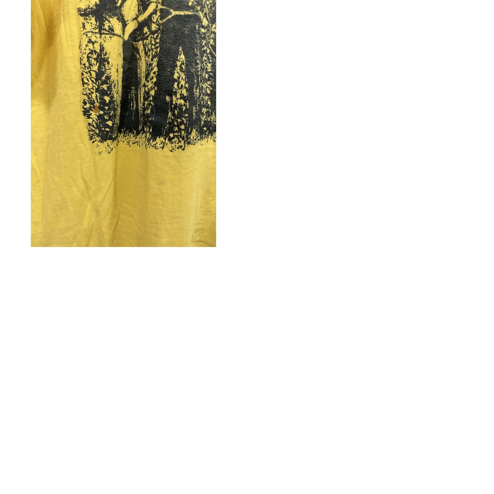 Vintage VTG 70s Traffic When the Eagle Flies Band Tour Worn Distressed T-Shirt XL Men Yellow Size US XL / EU 56 / 4 - 9 Thumbnail