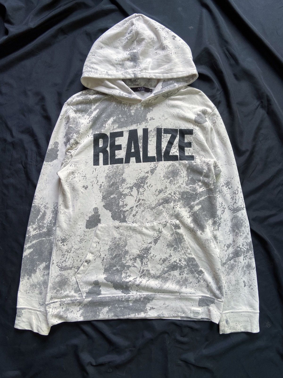 Japanese Brand AZUL REALIZE BRUSH HOODIE Size US L / EU 52-54 / 3 - 1 Thumbnail