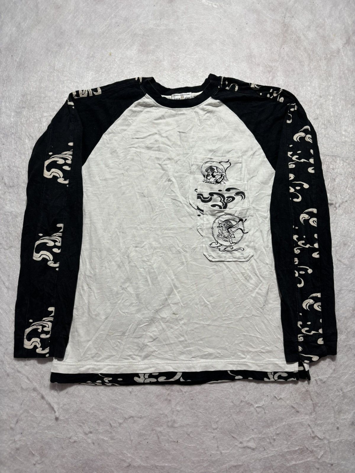 Karakuri Tamashii Sukajan Kara Kuri Longsleeve Tshirt Size US M / EU 48-50 / 2 - 1 Thumbnail