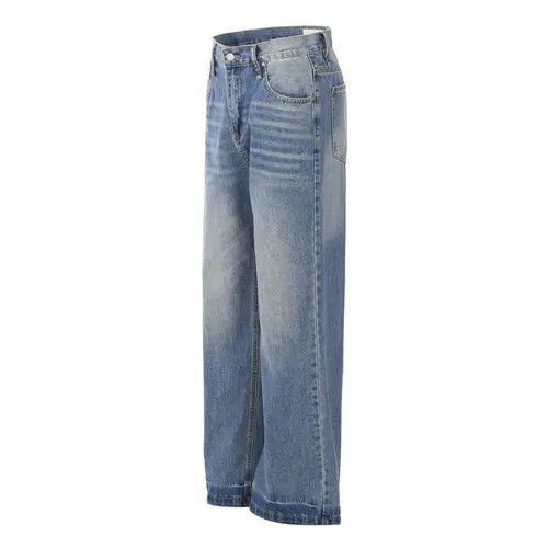 VIBE American men's casual loose washed flared jeans Size US 32 / EU 48 - 8 Thumbnail
