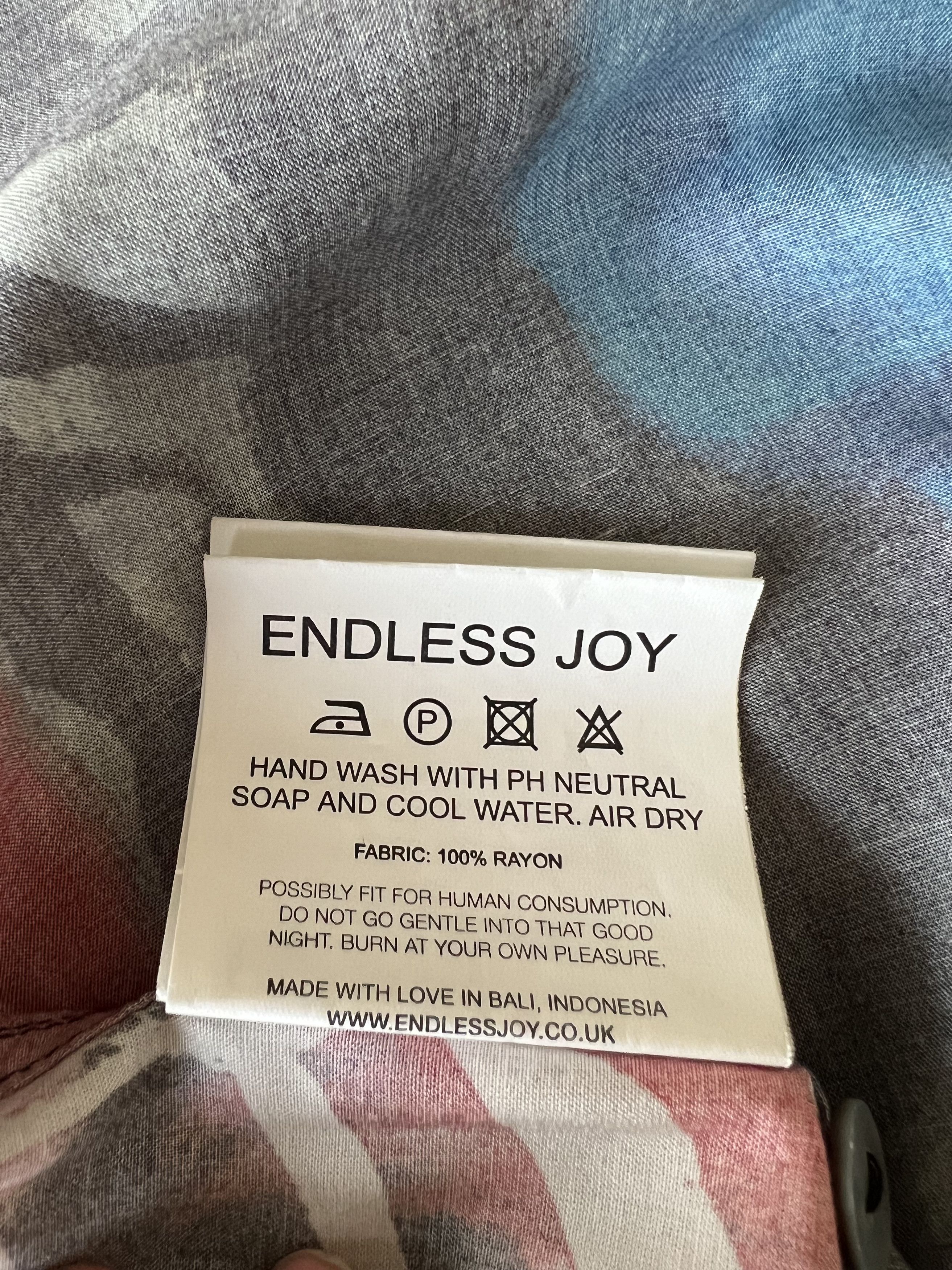 Endless Joy Endless Joy Limited Short Sleeve Shirt Size US L / EU 52-54 / 3 - 7 Thumbnail