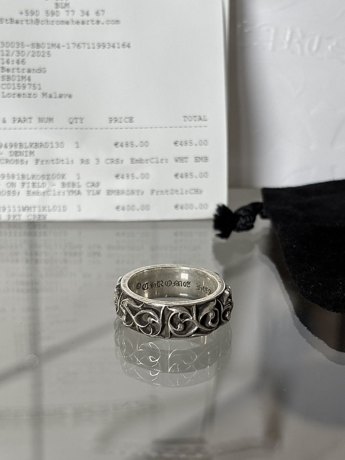 Chrome Hearts ST BARTS ETERNITY VINE RING Size ONE SIZE - 4 Thumbnail