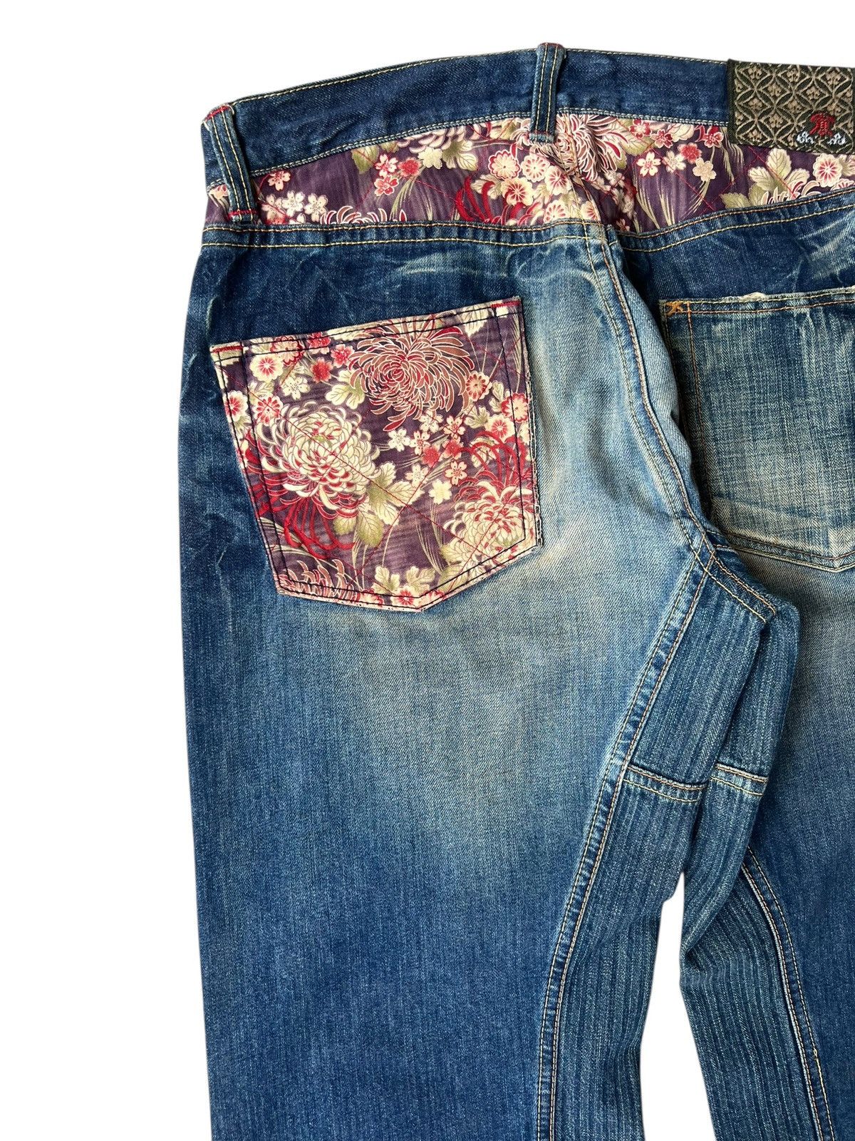 Eternal ETERNAL Distressed Aging Mud Hybrid Denim Loose Jeans Size US 34 / EU 50 - 15 Thumbnail