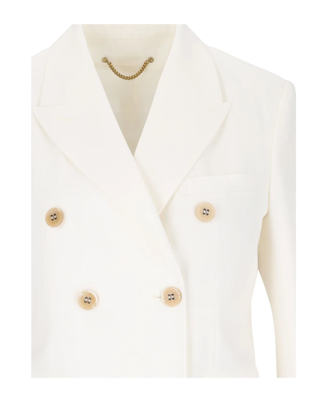 Golden Goose o1y0725 Blazer in White Size M / US 6-8 / IT 42-44 - 2 Thumbnail