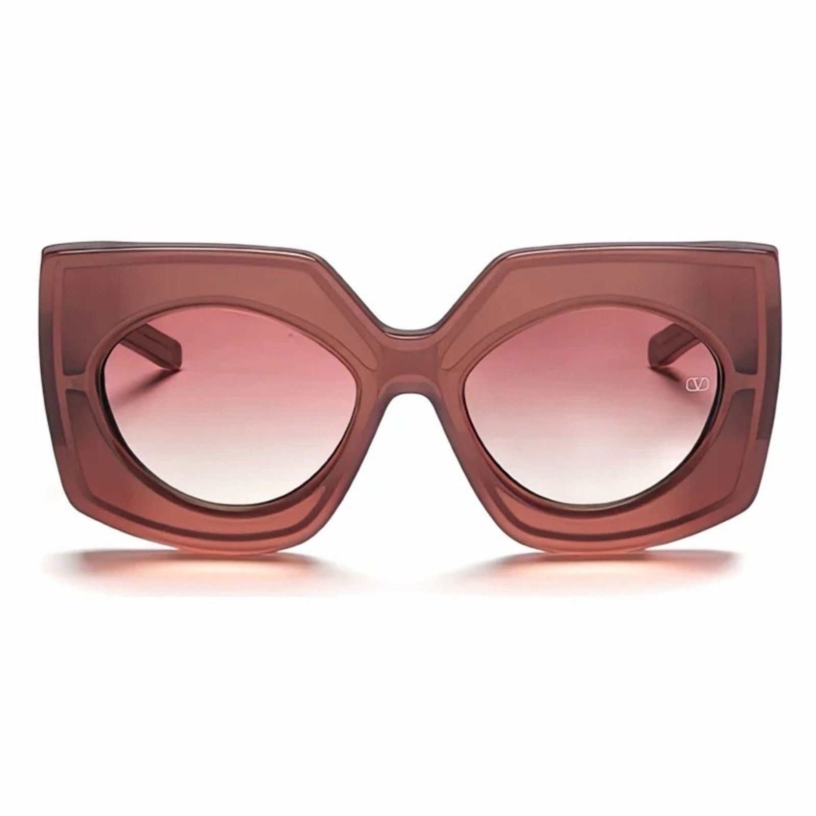 New! Valentino V SOUL VLS 127B Brown Sunglasses, Authentic