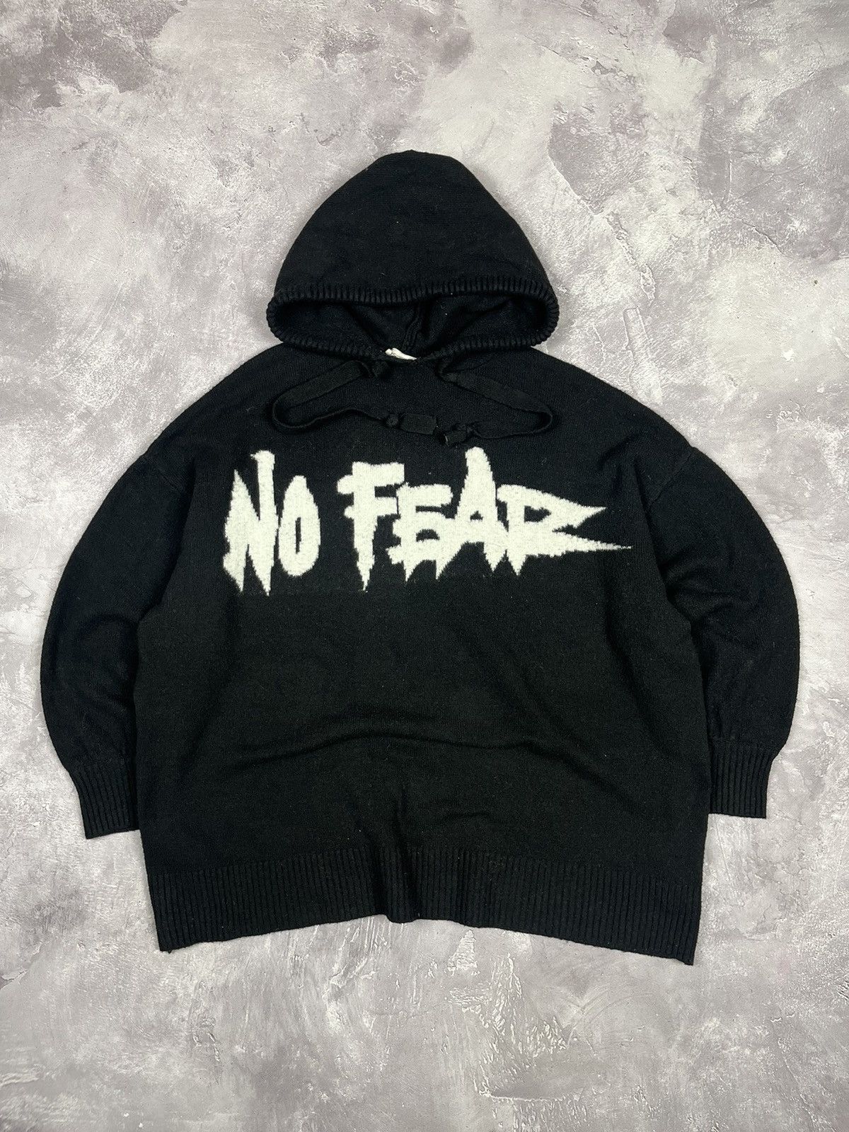 No Fear No Fear Black Hoodie Big Logo Spellout Y2K Size US M / EU 48-50 / 2 - 1 Thumbnail