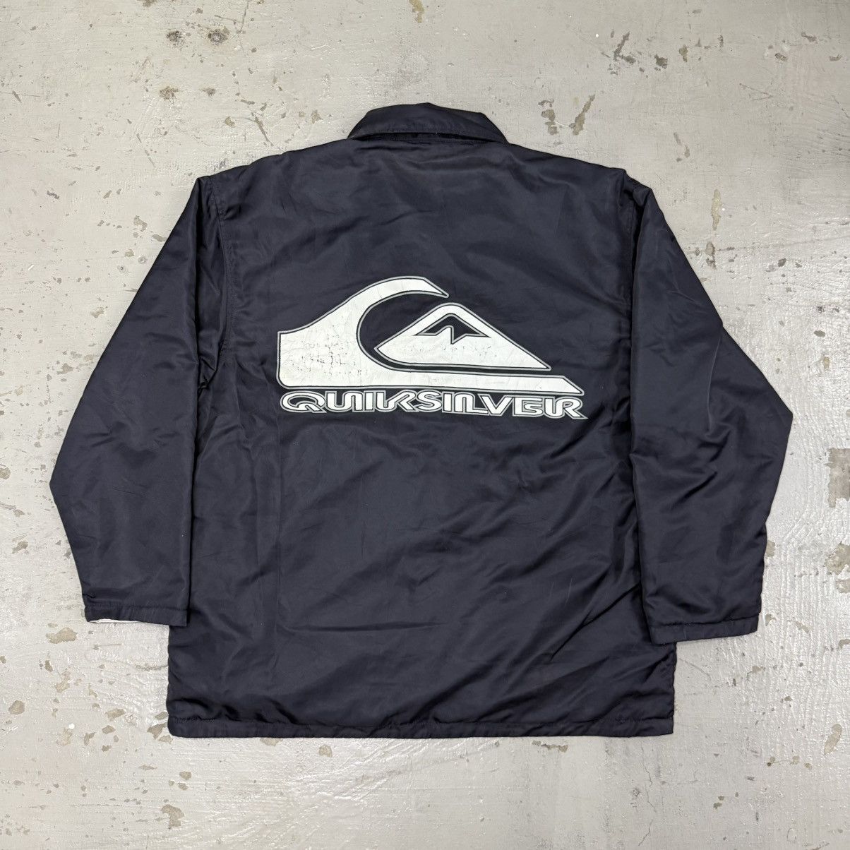 Quiksilver Vintage Quiksilver Big Logo Coach Jacket Size US L / EU 52-54 / 3 - 2 Thumbnail